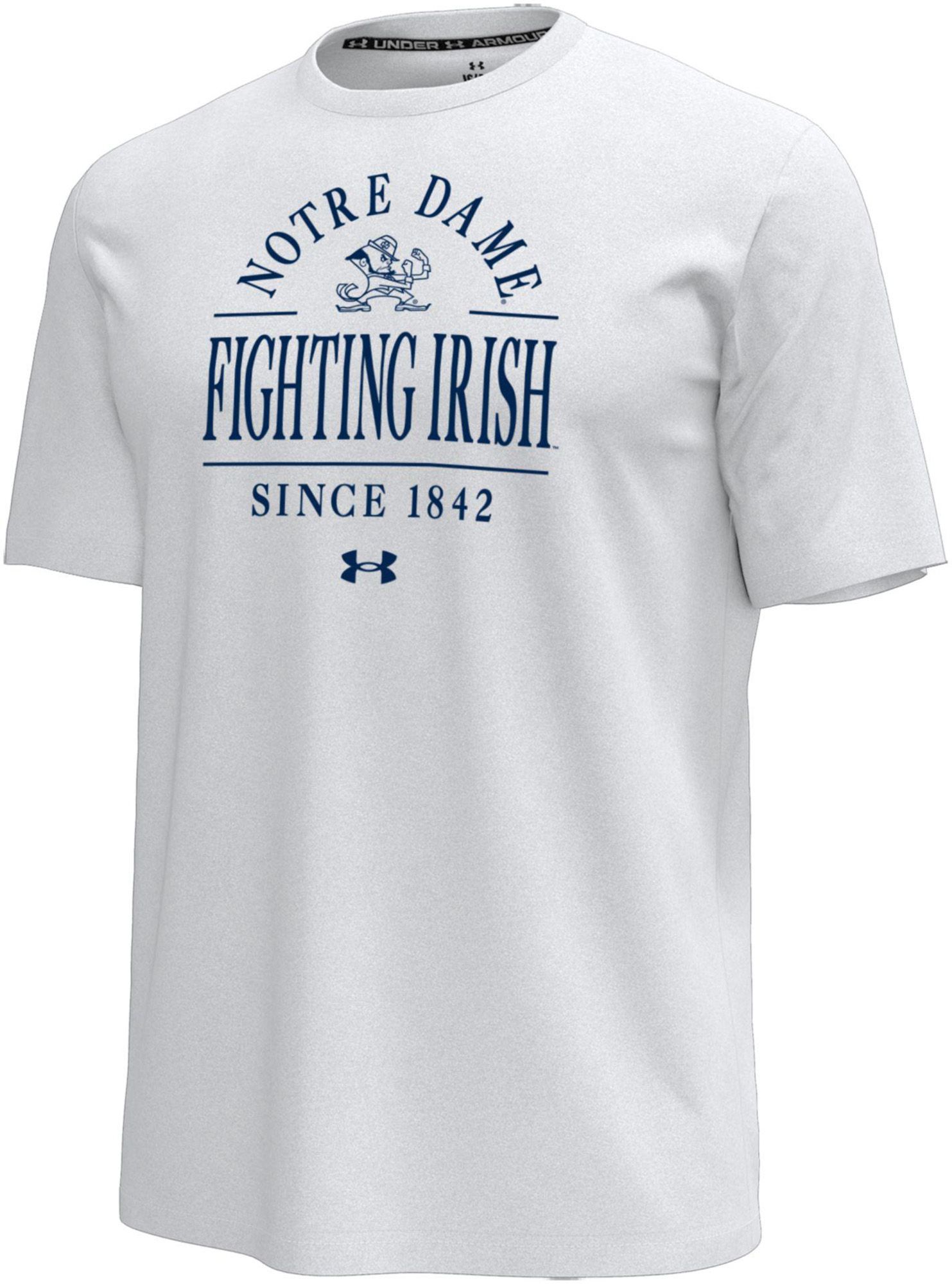 Under Armour Men's Notre Dame Fighting Irish White Icon T-Shirt