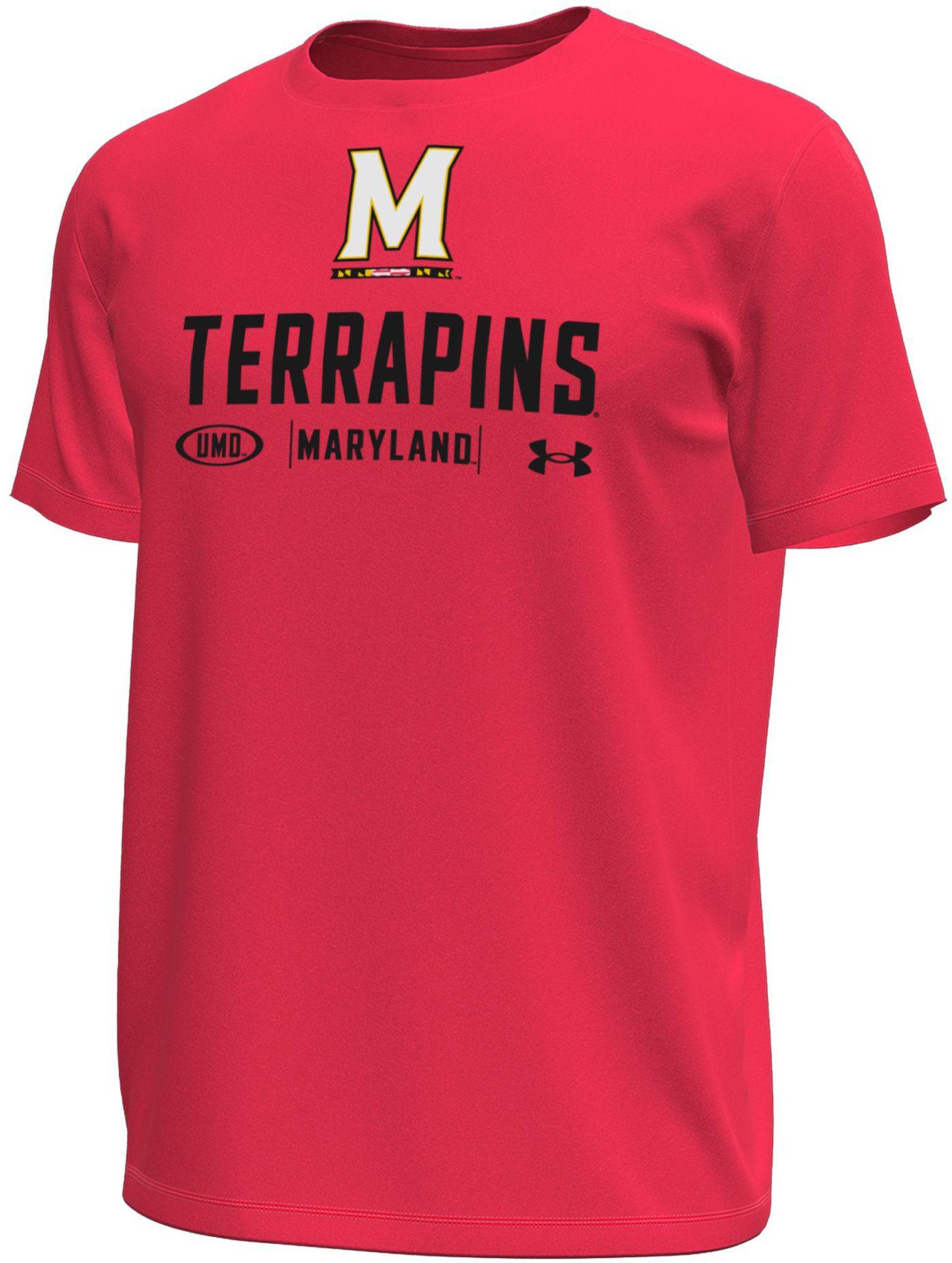 Under Armour Men's Maryland Terrapins Red Tech Stretch T-Shirt