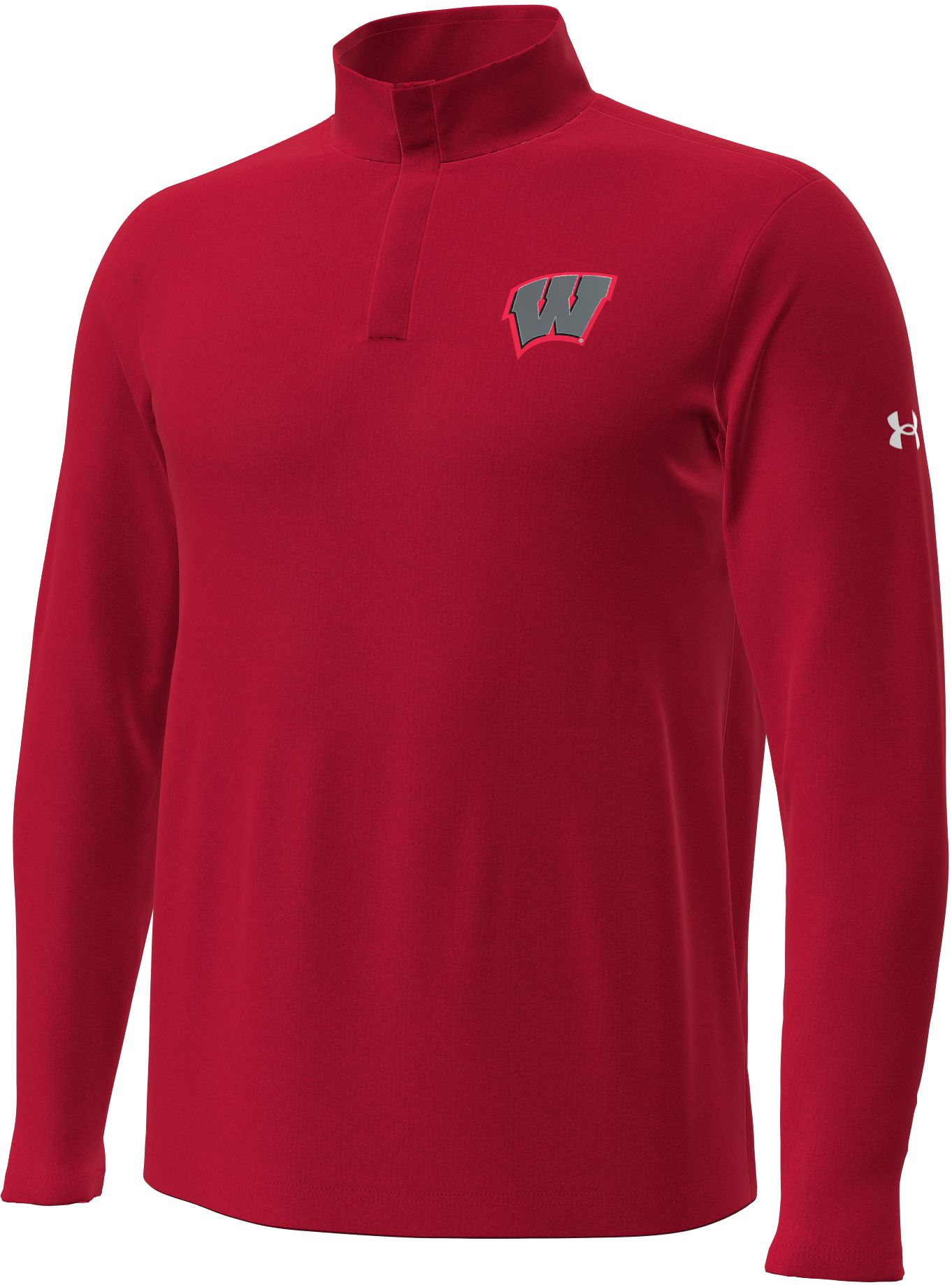 Under Armour Adult Wisconsin Badgers Lambeau Field Collection Vanish Red Long Sleeve Shirt