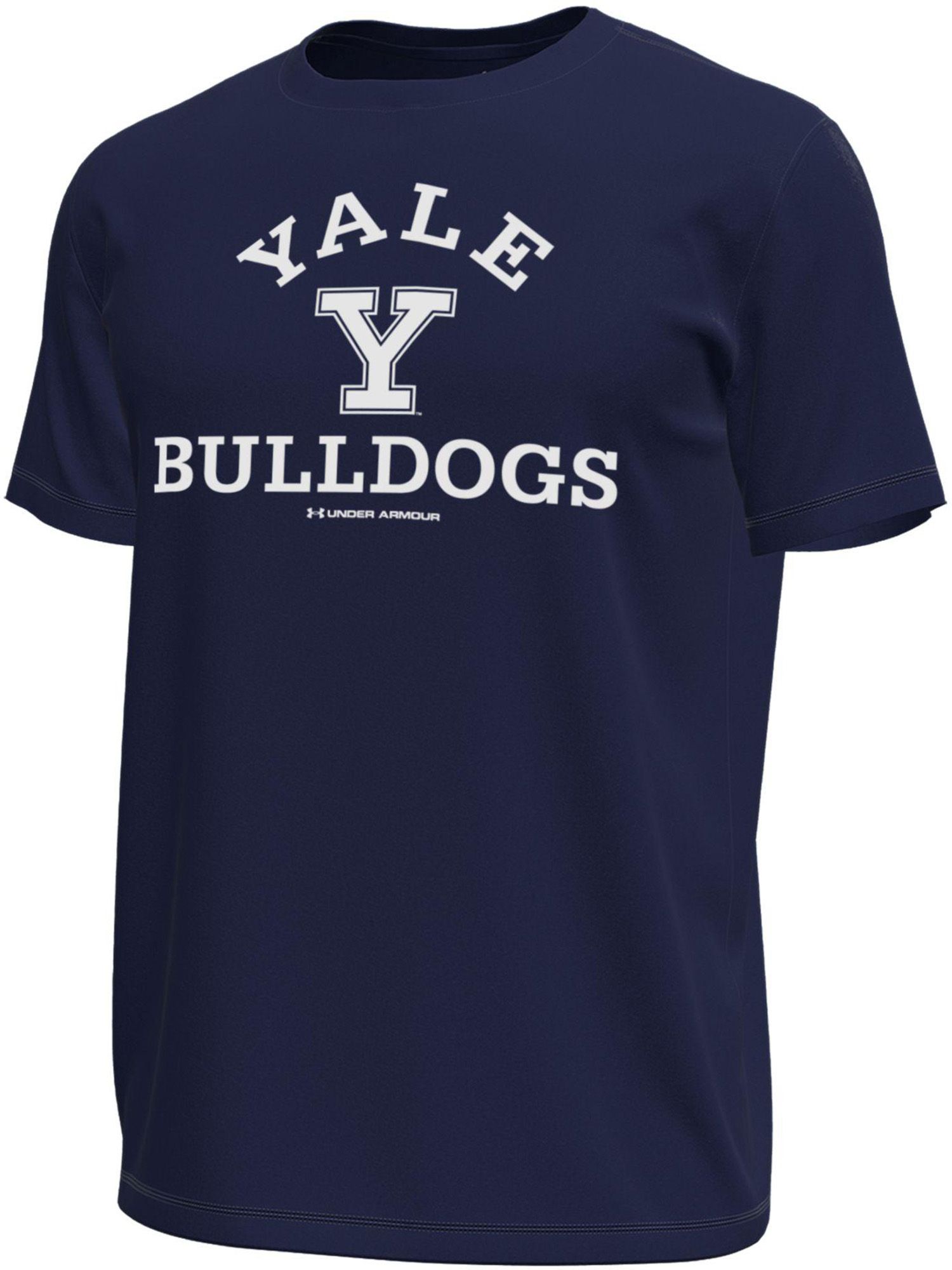 Under Armour Men's Yale Bulldogs Navy Tech Stretch T-Shirt