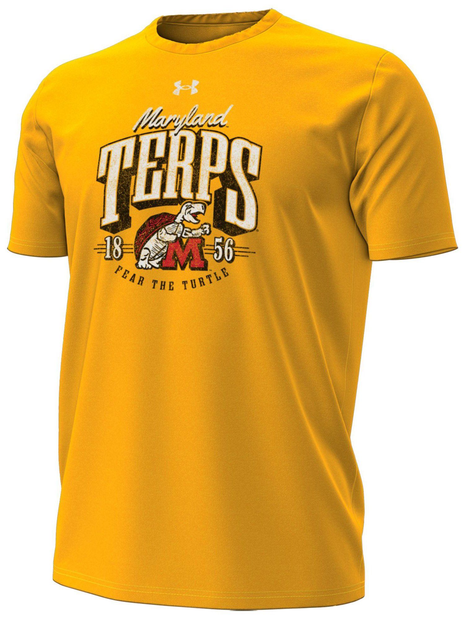Under Armour Men's Maryland Terrapins Gold Cotton T-Shirt