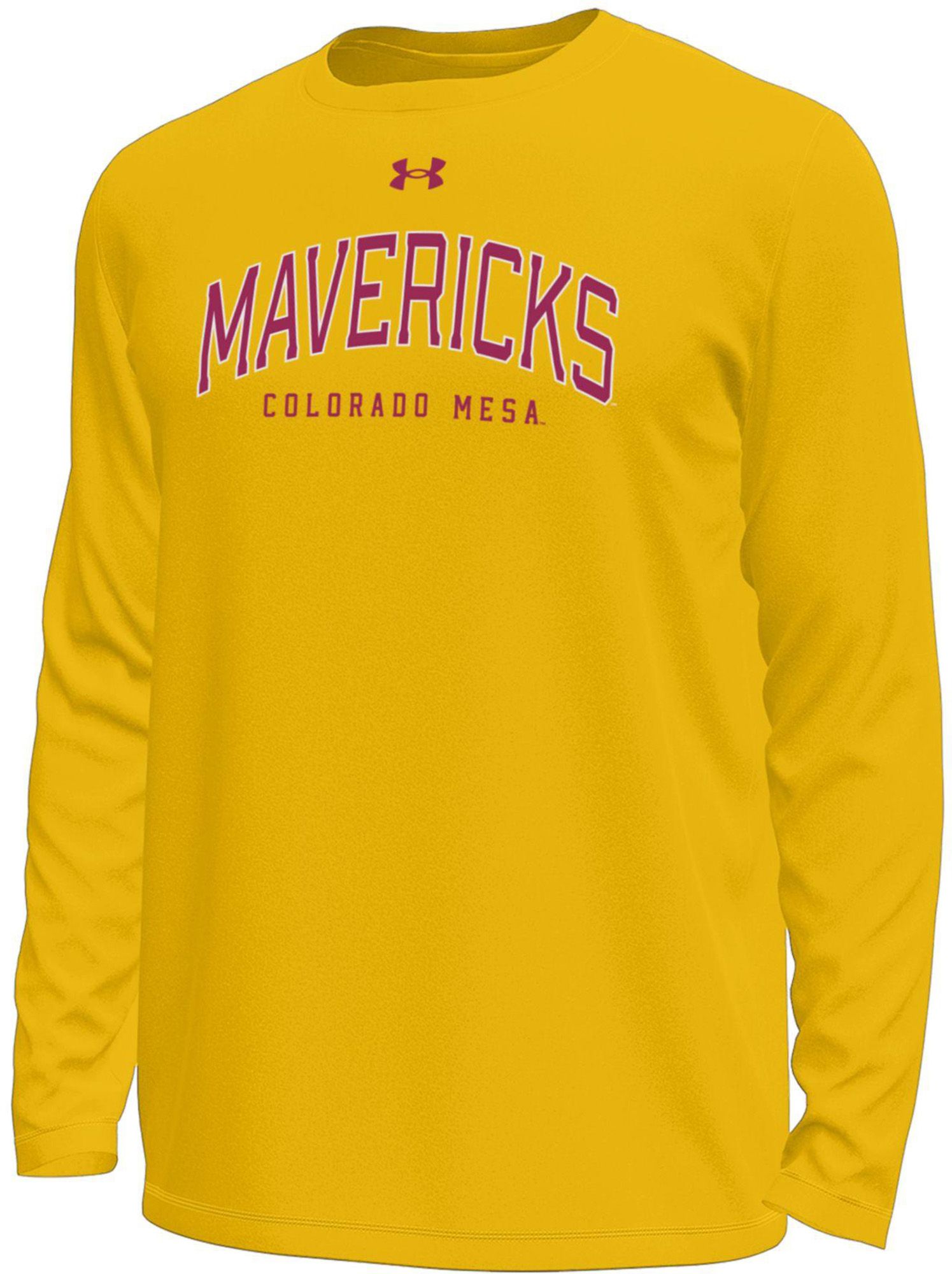 Under Armour Men's Colorado Mesa Mavericks Gold Tech Long Sleeve Shirt