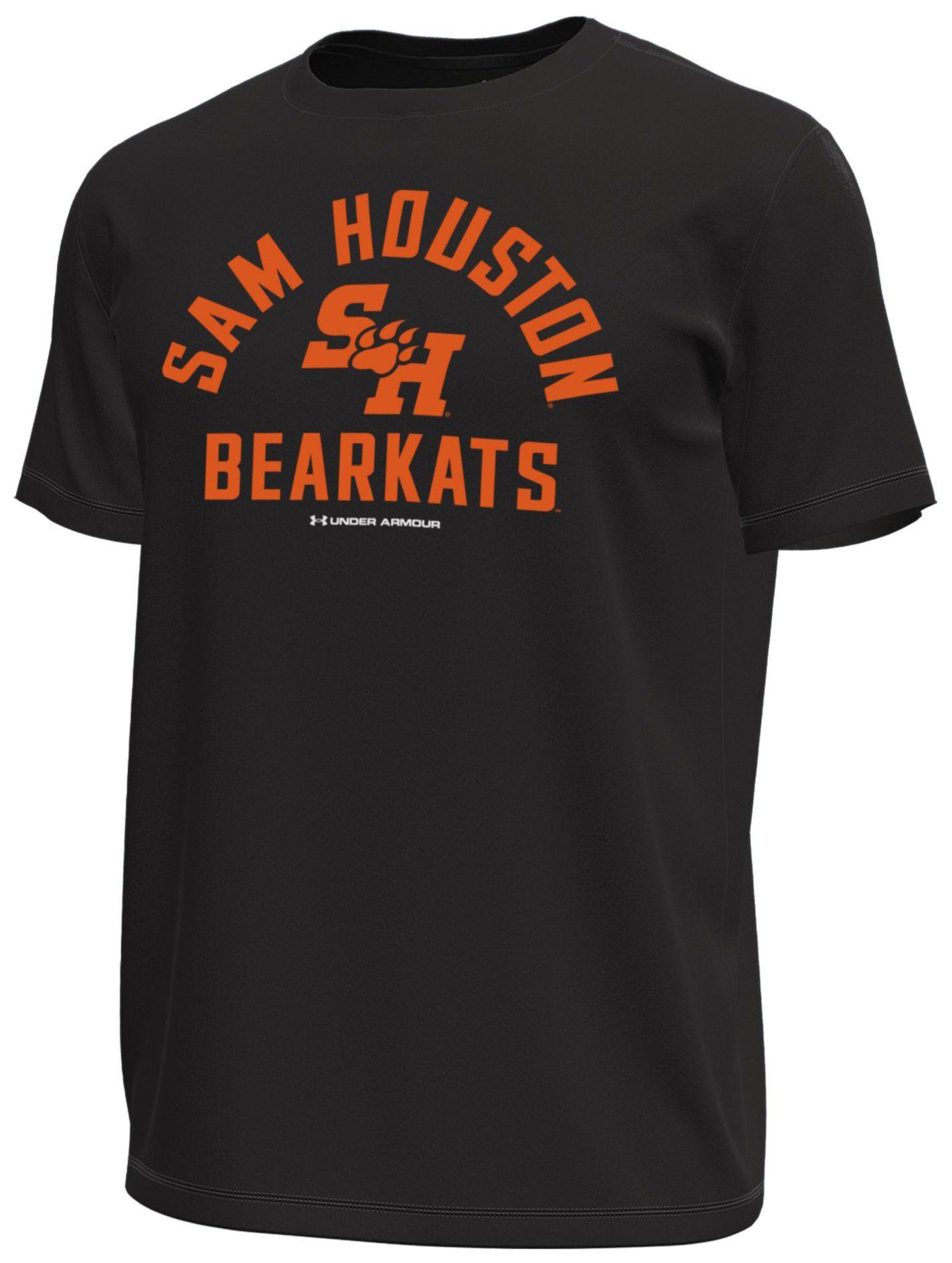 Under Armour Men's Sam Houston Bearkats Black Tech Stretch T-Shirt
