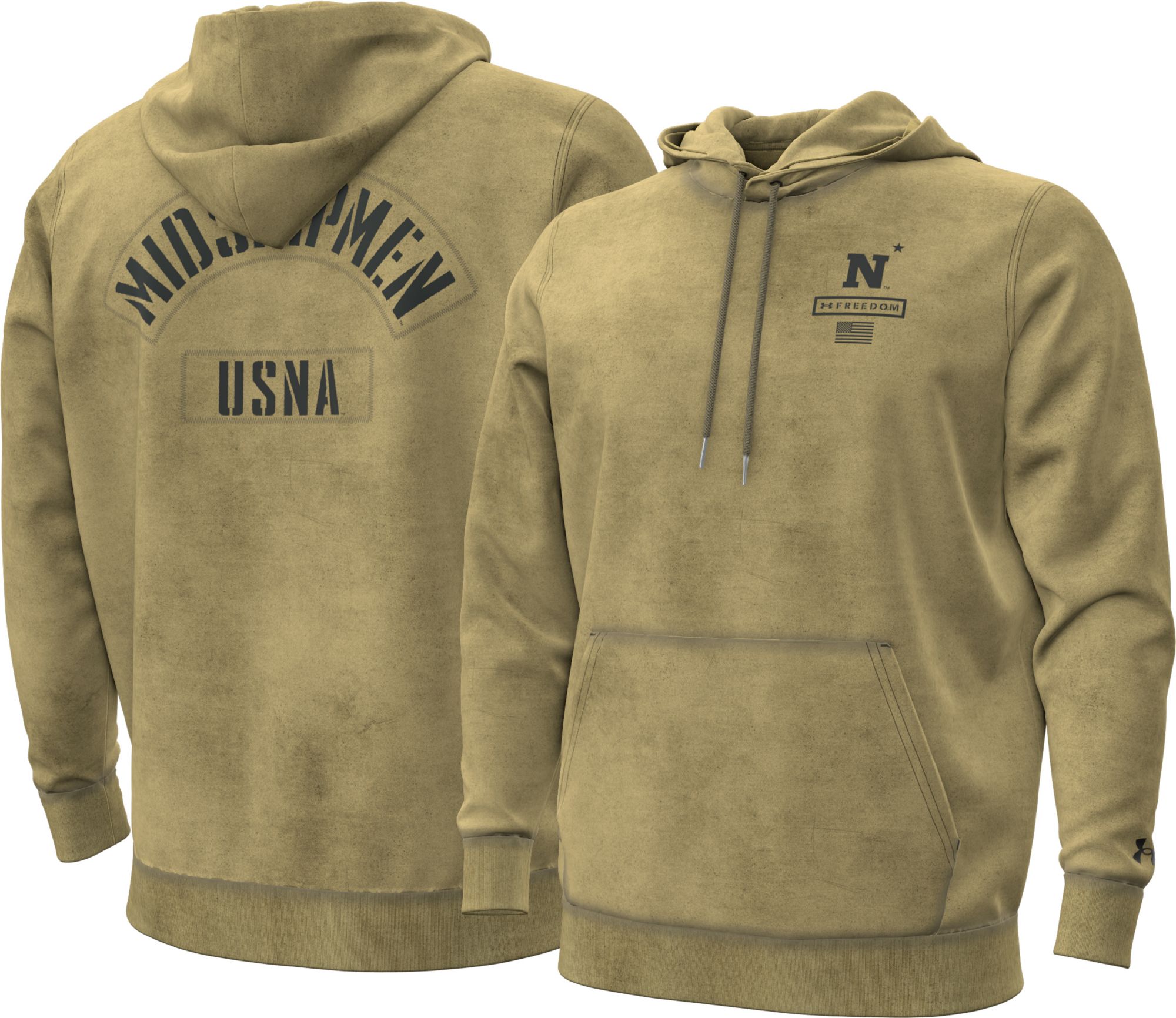 Under Armour Men's Navy Midshipmen Foundation Icon Hoodie