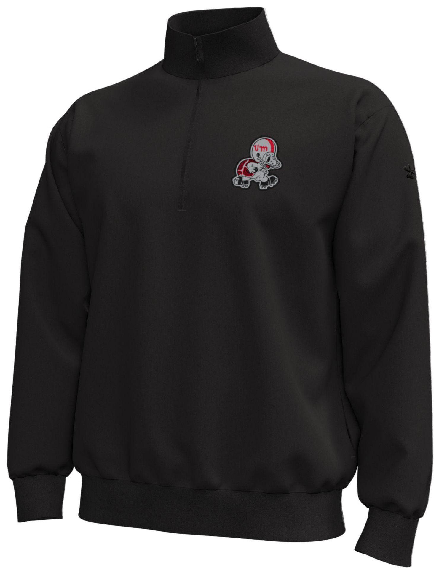 Under Armour Men's Maryland Terrapins Black Coach Locksley 1/4 Zip Jacket