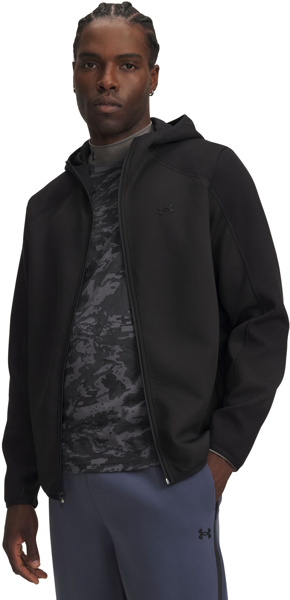 Under Armour Men's Unstoppable Fleece Textured Full Zip