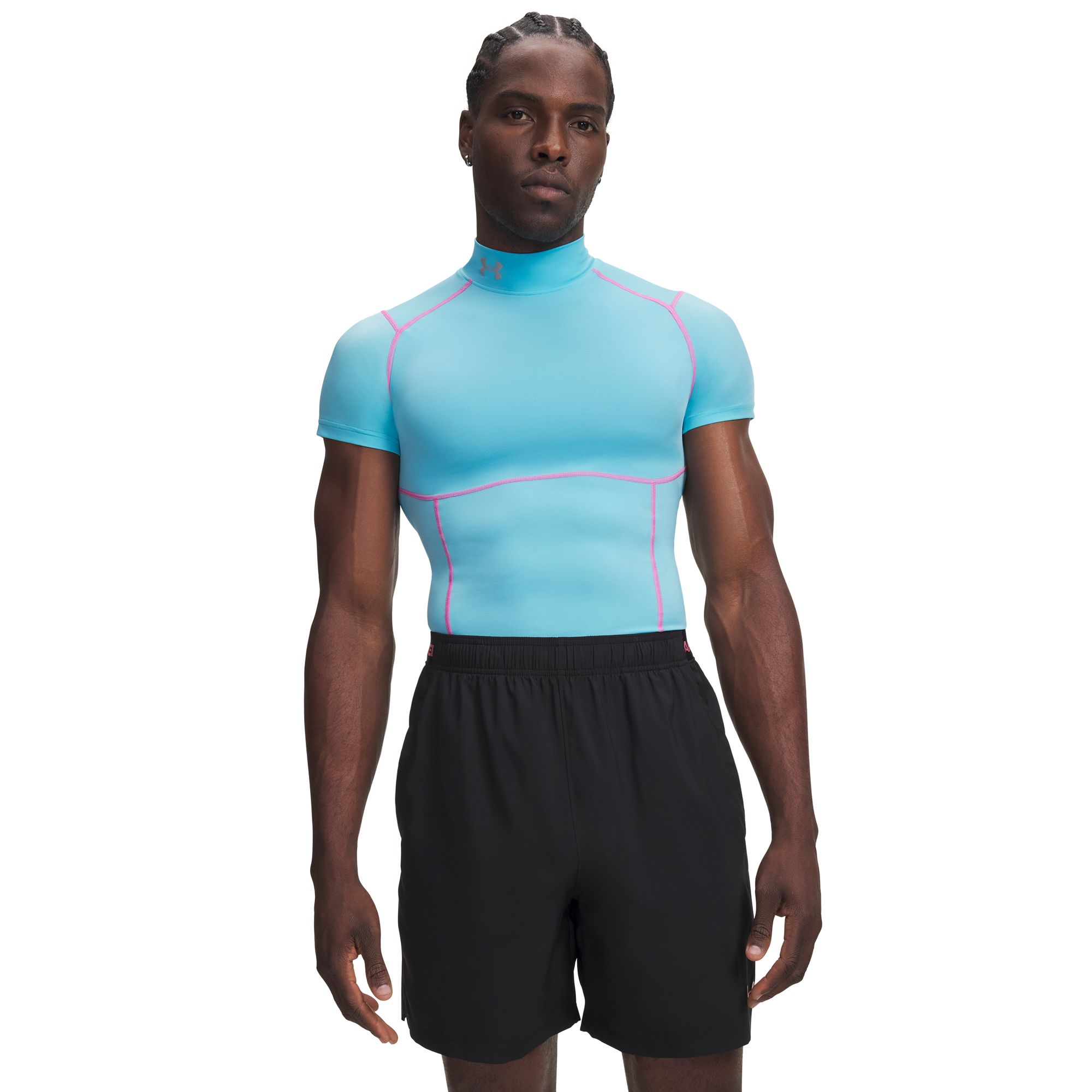 Under Armour Men's HeatGear Elite Compression Mock Neck Shirt