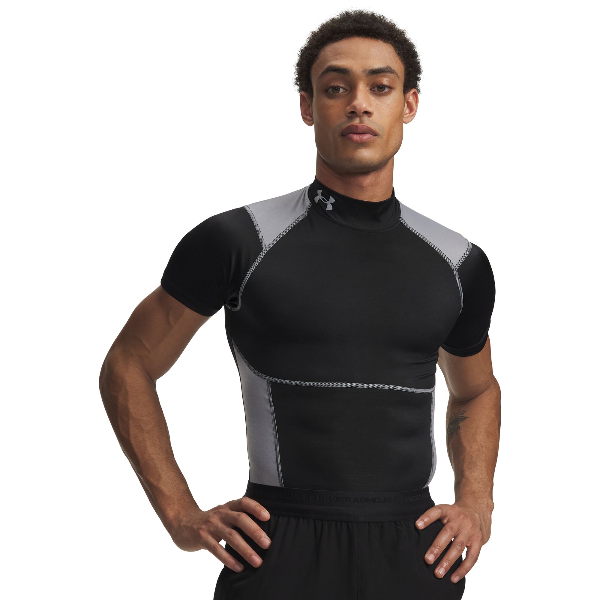 Under Armour Men's HeatGear Elite Compression Mock Neck Shirt