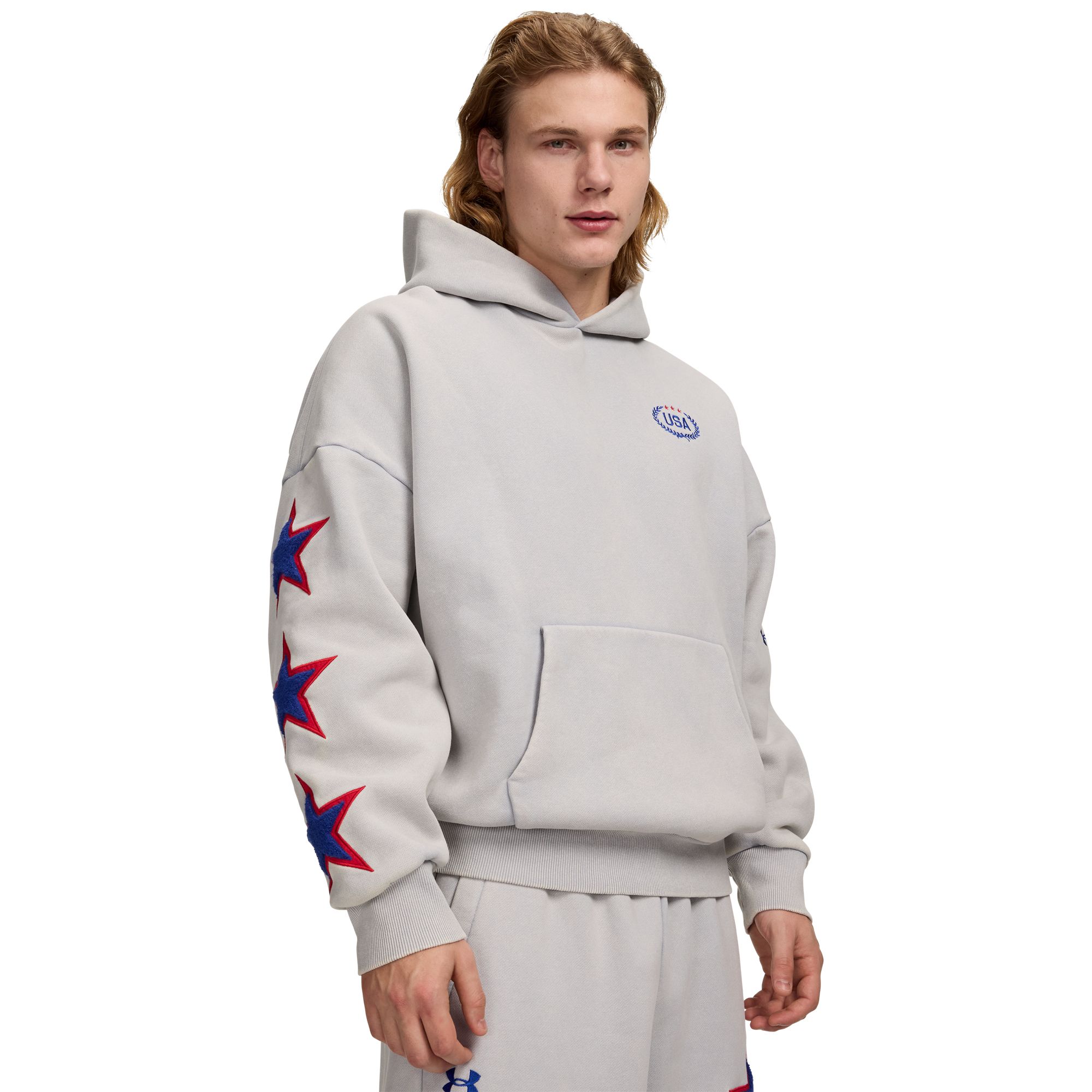 Under Armour Men's Icon Heavyweight Fleece USA Hoodie