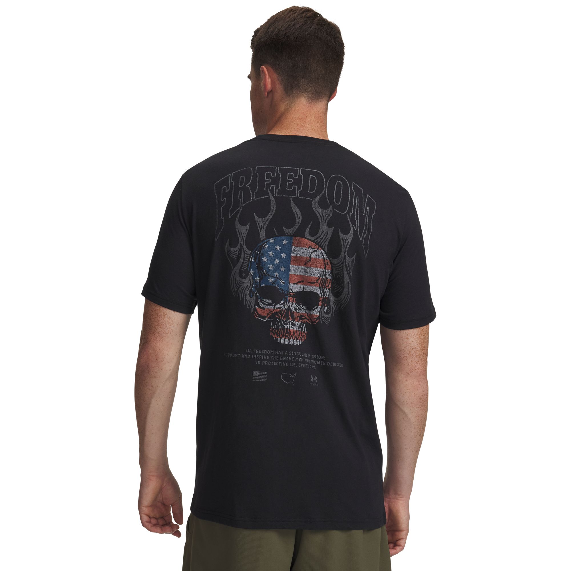 Under Armour Men's Freedom Fire Skull Graphic T-Shirt