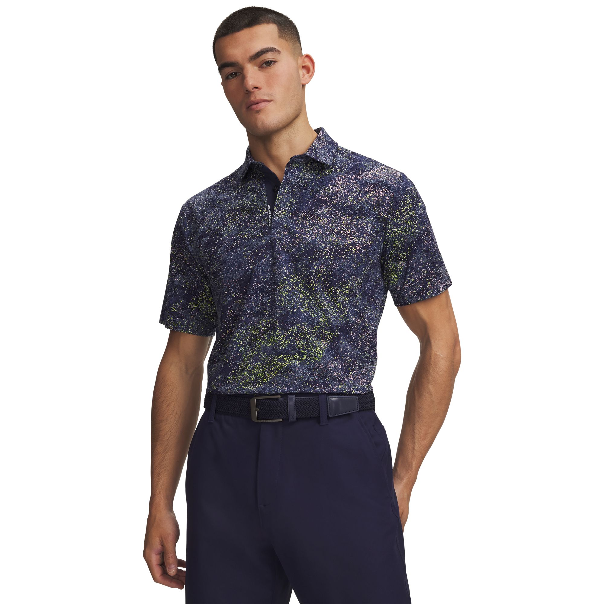 Under Armour Men's UA ArmourDry Printed Golf Polo