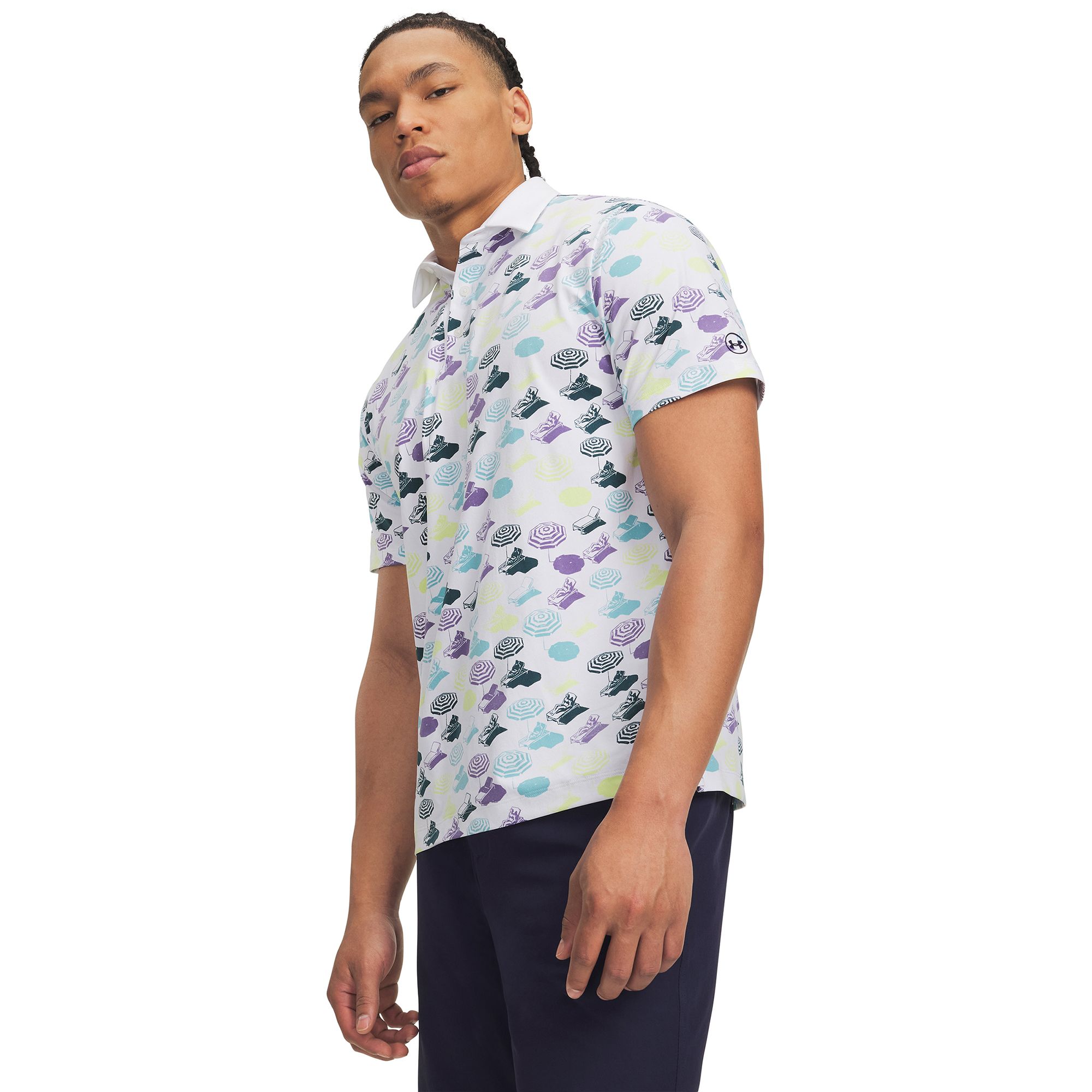 Under Armour Men's UA ArmourDry Printed Golf Polo