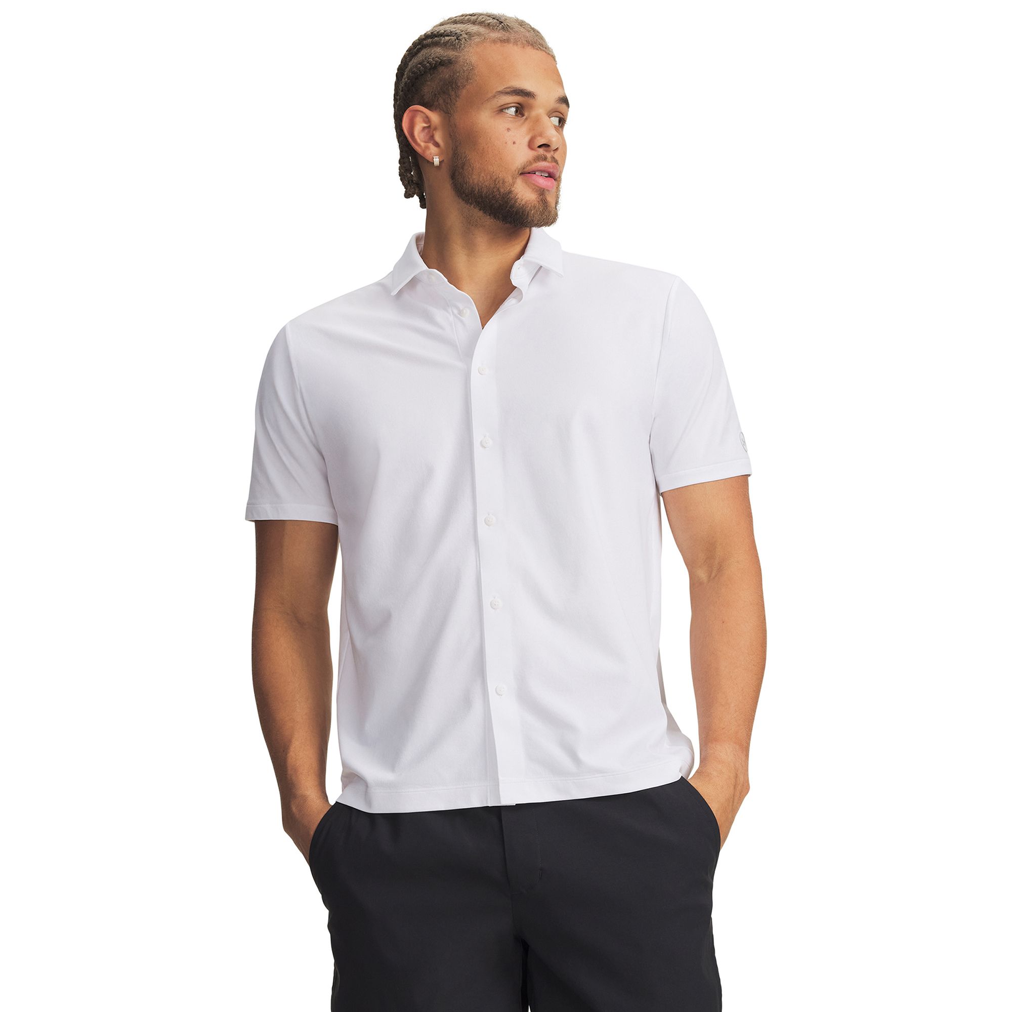 Under Armour Men's UA ArmourDry Button-Down Golf Shirt