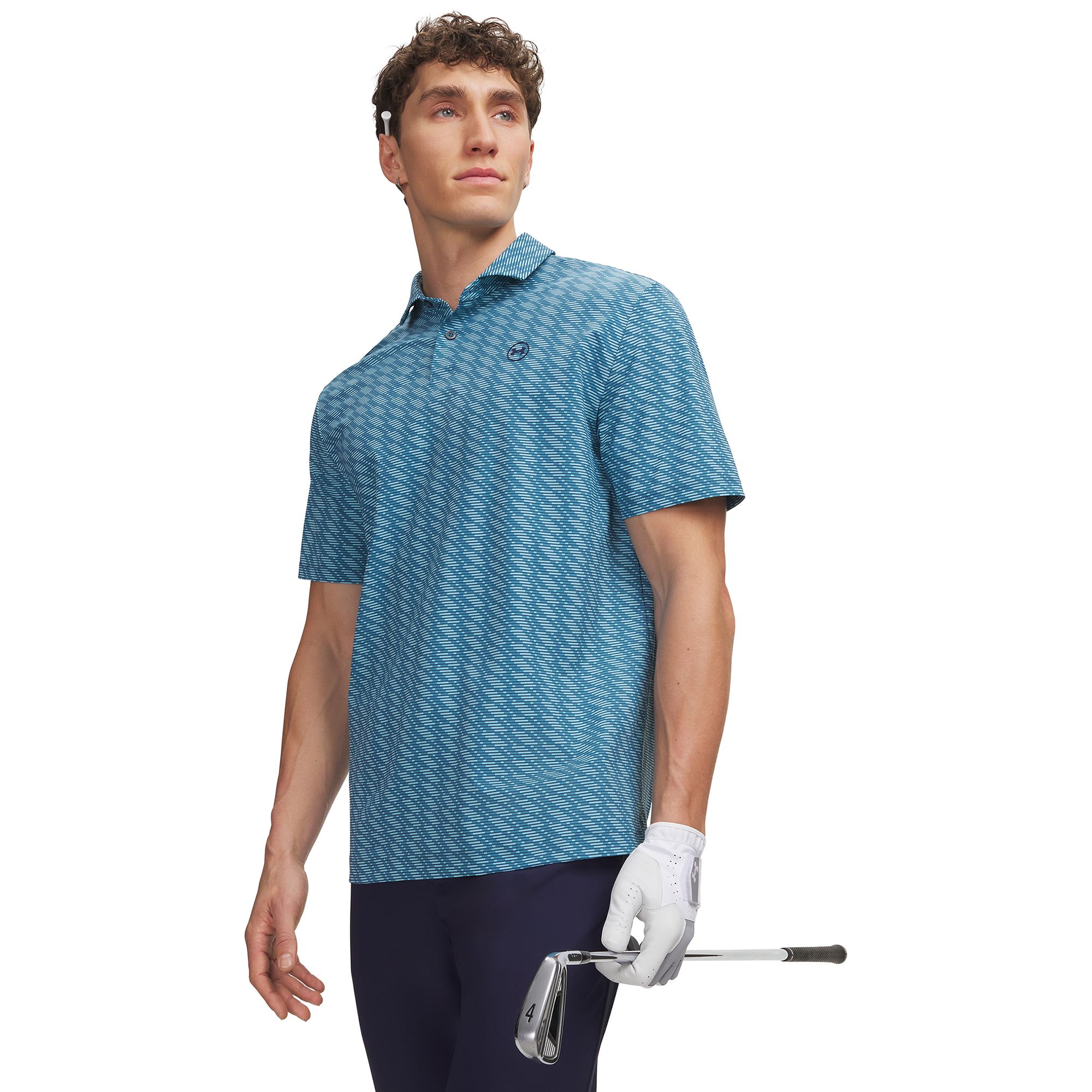 Under Armour Men's UA Drive Chill Printed Golf Polo