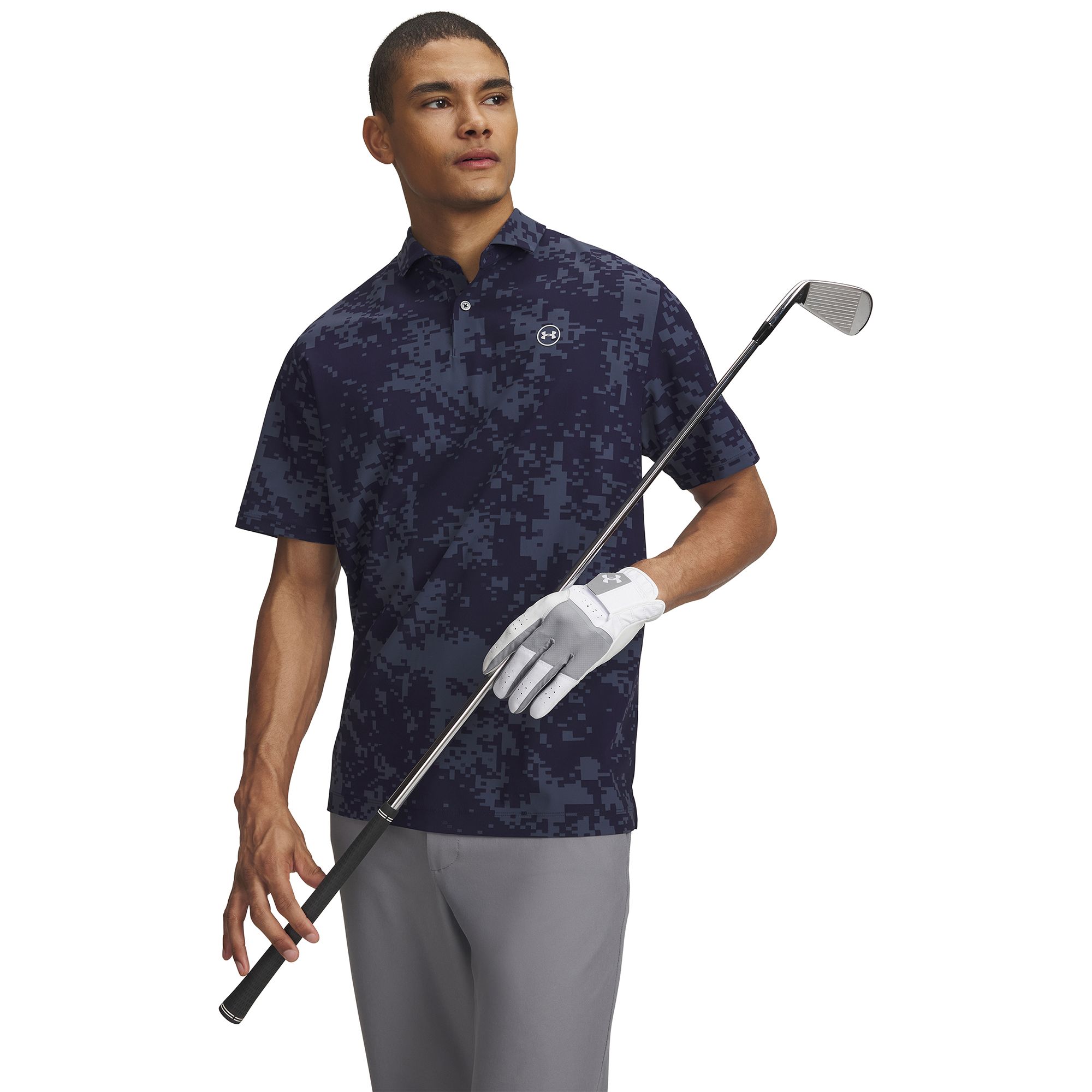 Under Armour Men's UA Drive Chill Printed Golf Polo