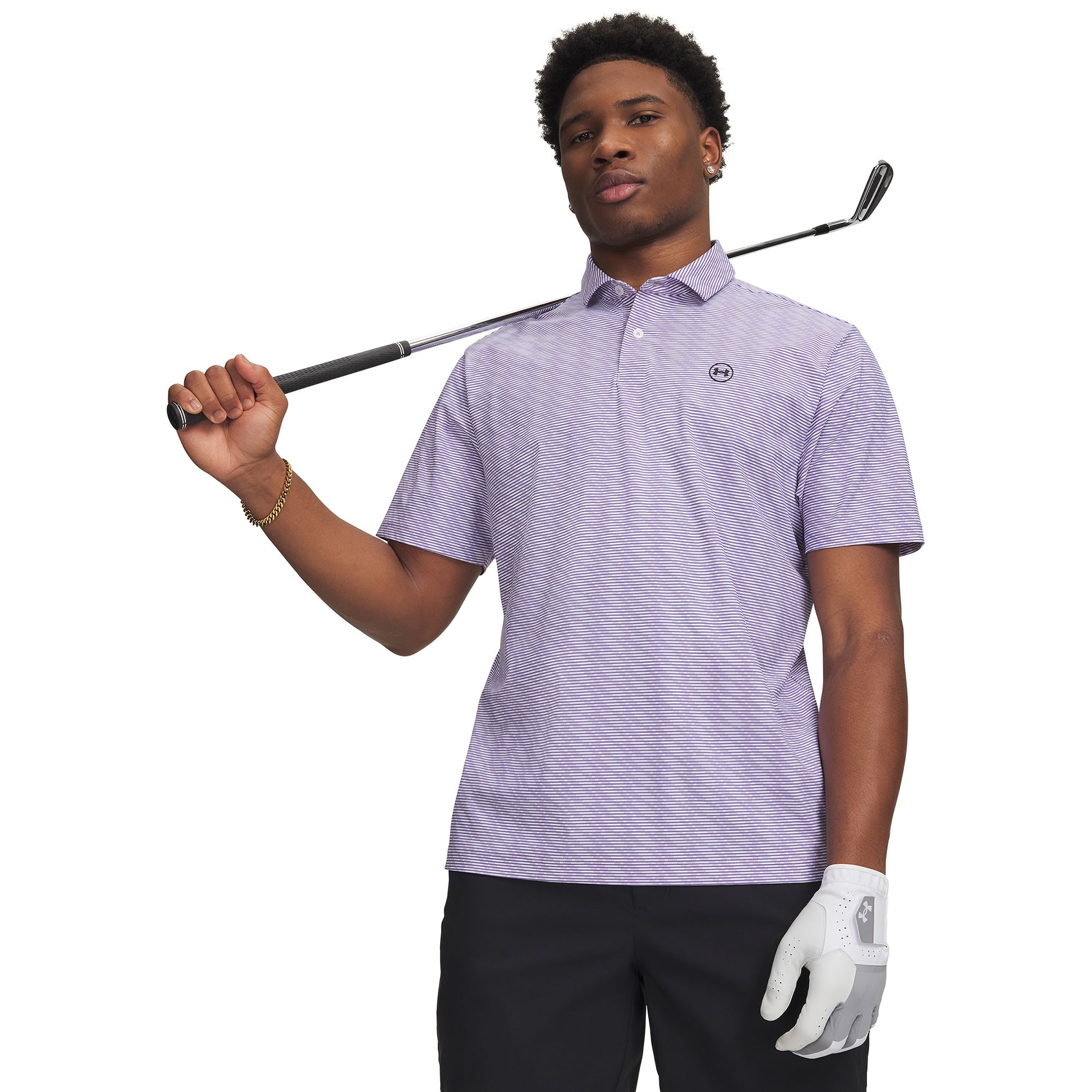 Under Armour Men's UA Drive Chill Printed Golf Polo