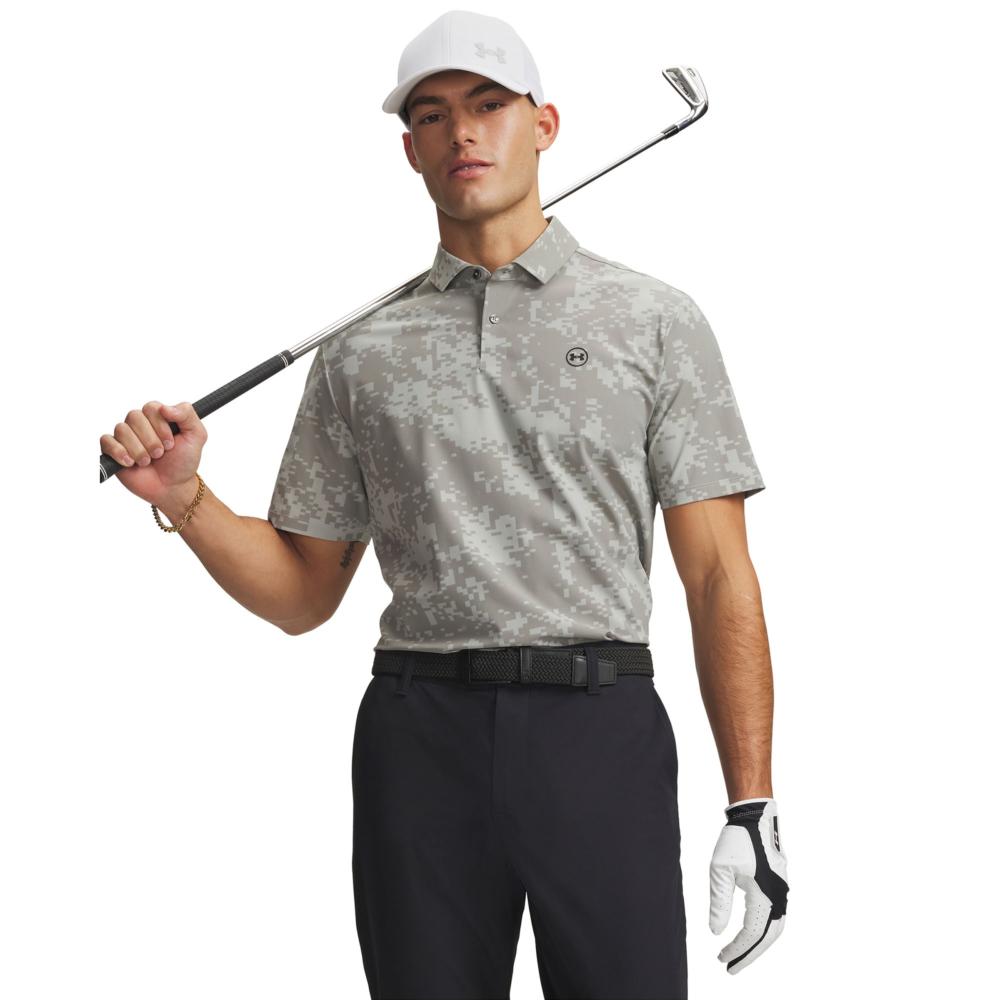 Under Armour Men's UA Drive Chill Printed Golf Polo
