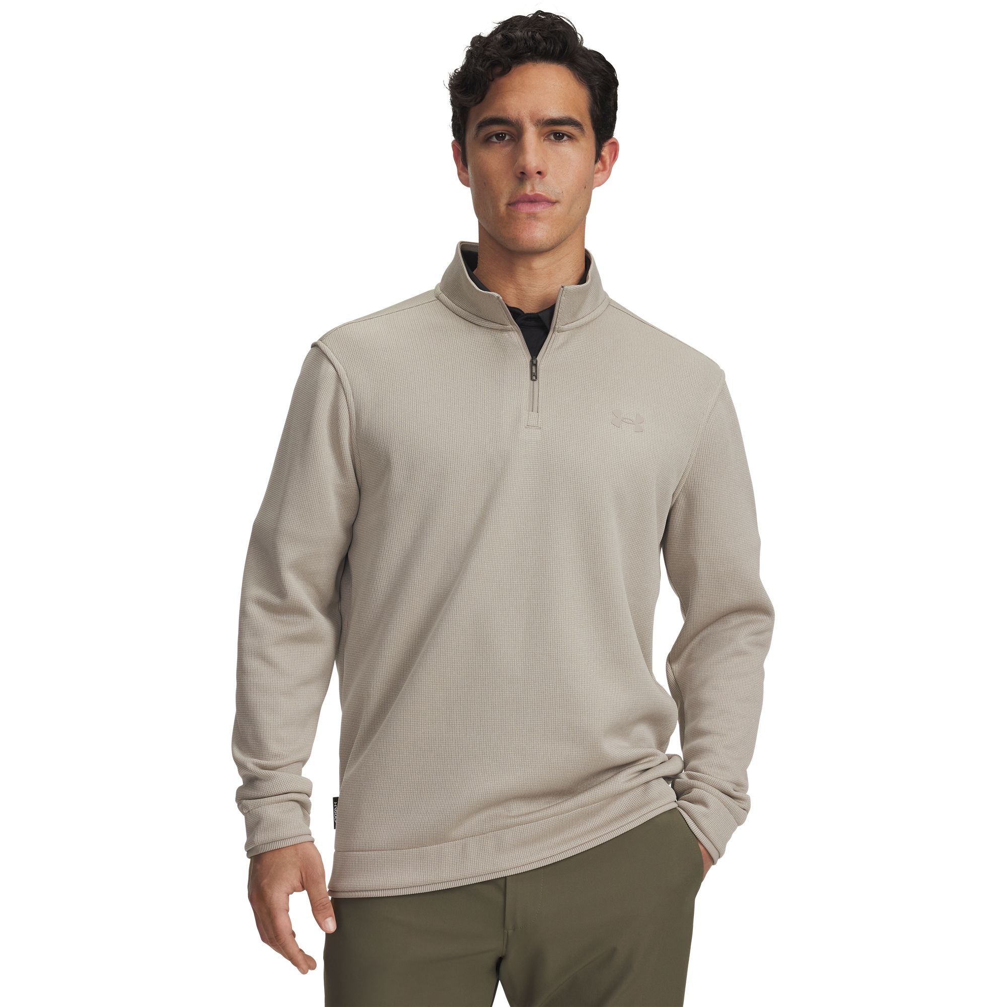 Under Armour Men's Storm Long Sleeve Sweatshirt - Timberwolf Taupe