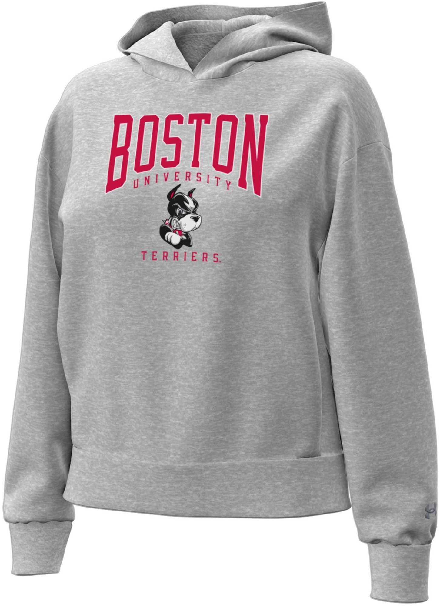 Under Armour Women's Boston Terriers Silver Heather Icon Fleece Hoodie