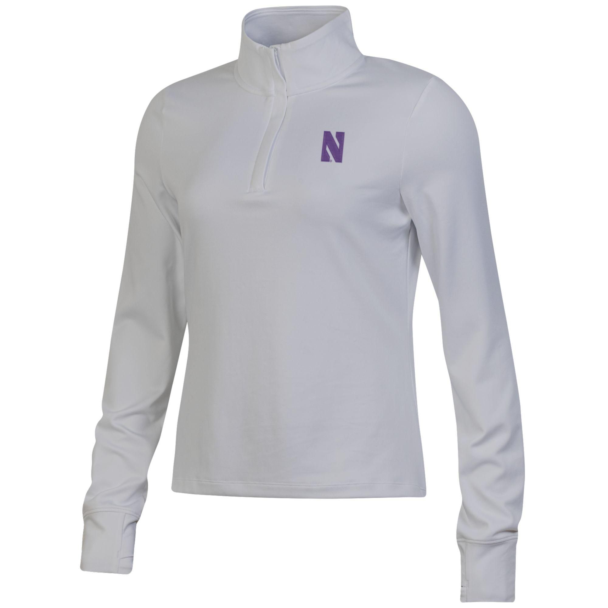 Under Armour Women's Northwestern Wildcats Grey Motion 1/4-Zip Pullover
