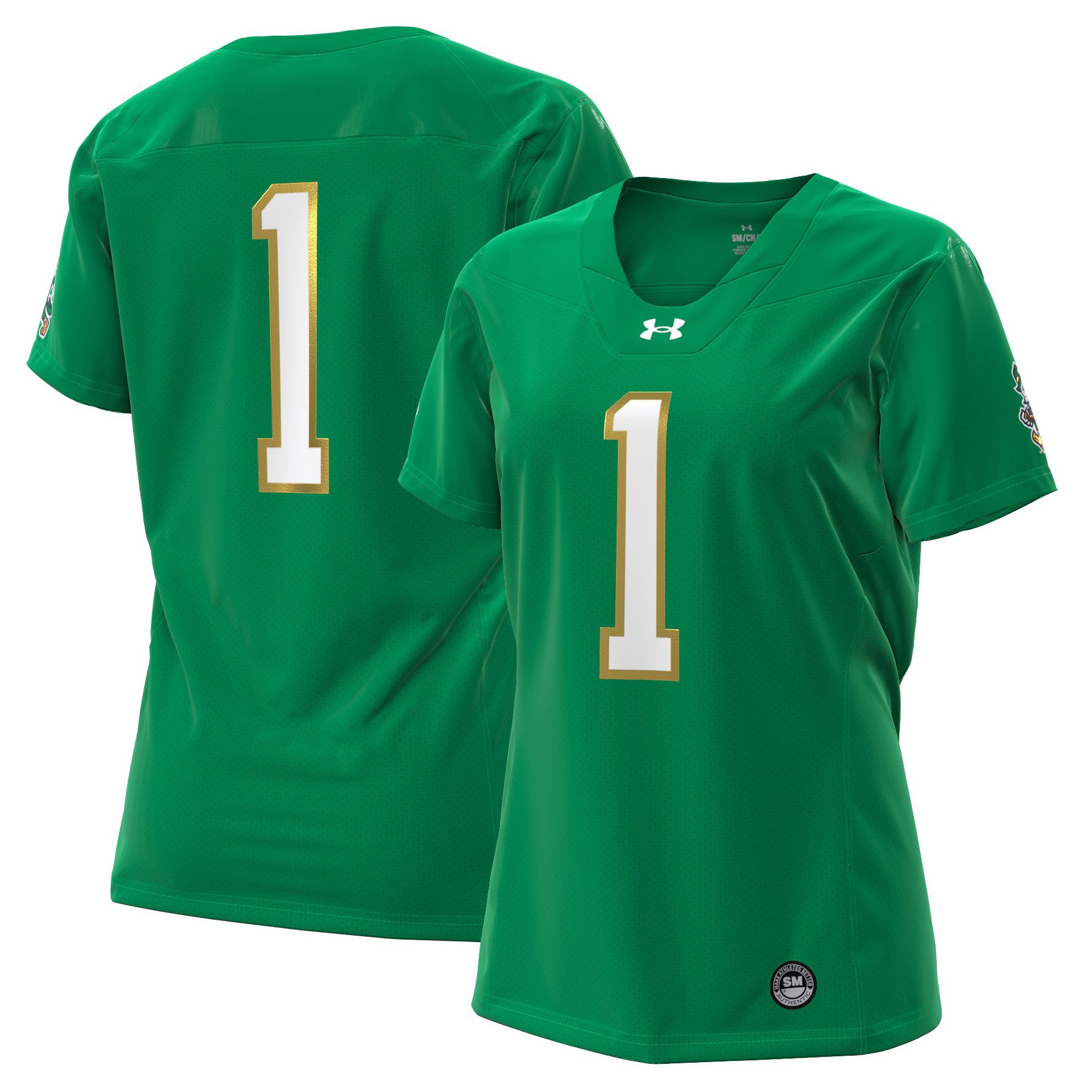 Under Armour Women's Notre Dame Fighting Irish Women's Football Jersey
