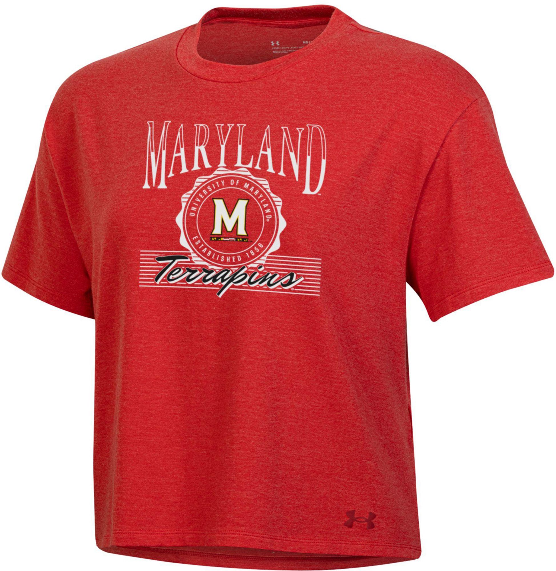 Under Armour Women's Maryland Terrapins Red All Day T-Shirt