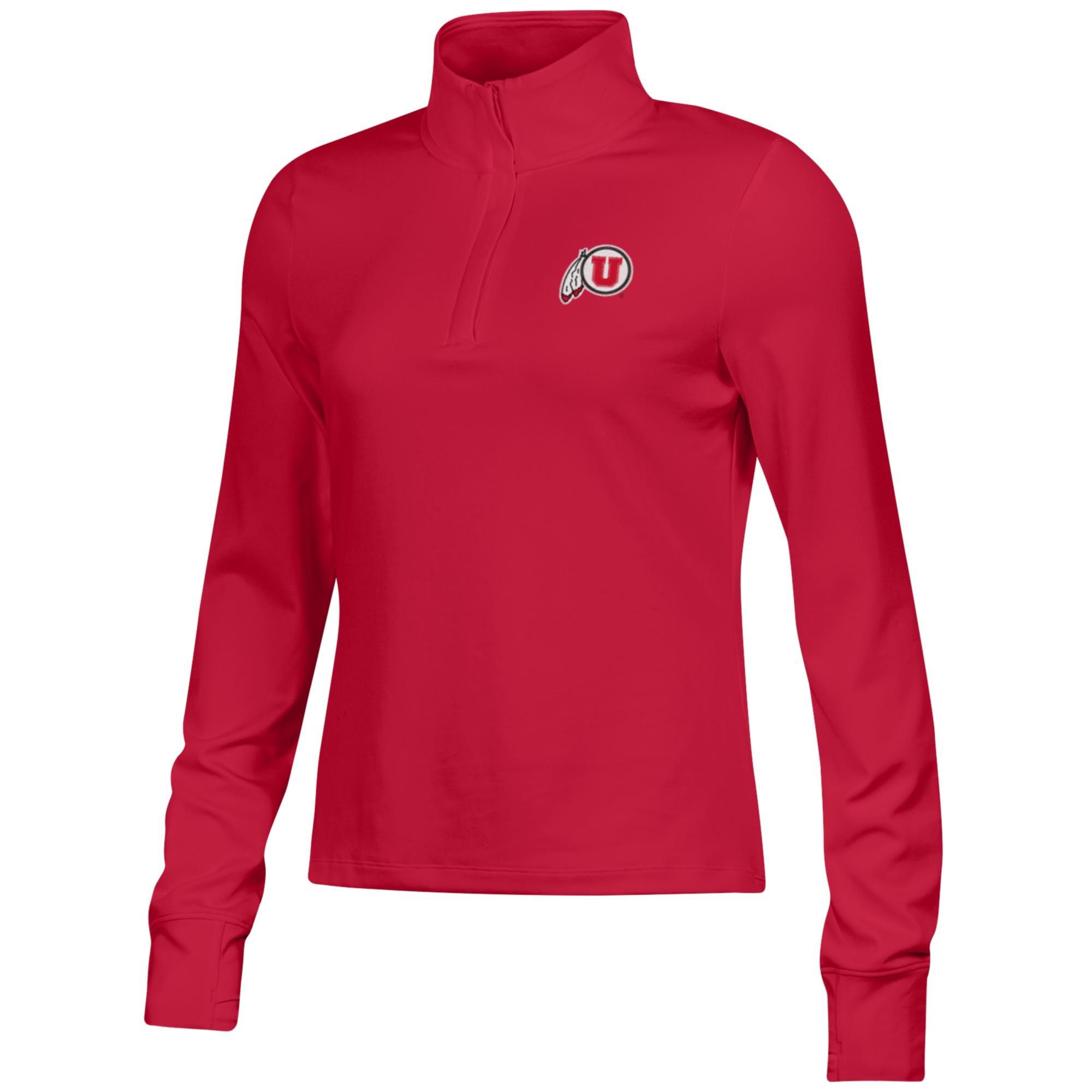 Under Armour Women's Utah Utes Red Motion 1/4-Zip Pullover