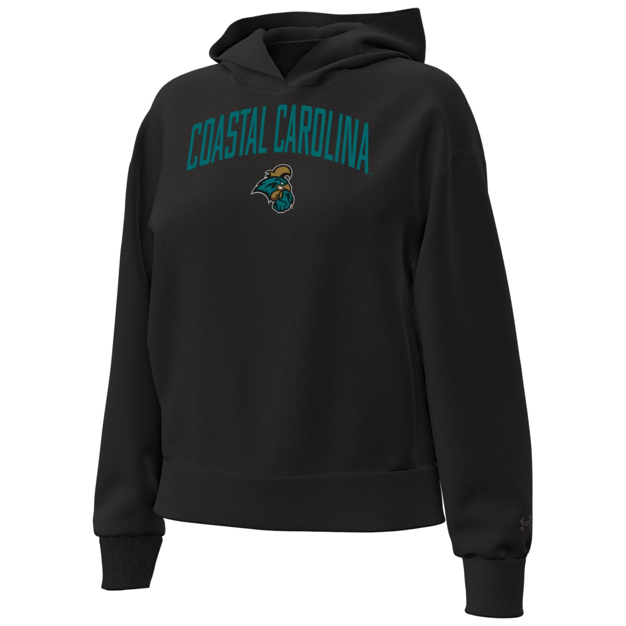 Under Armour Women's Coastal Carolina Chanticleers Black Essential Fleece Hoodie