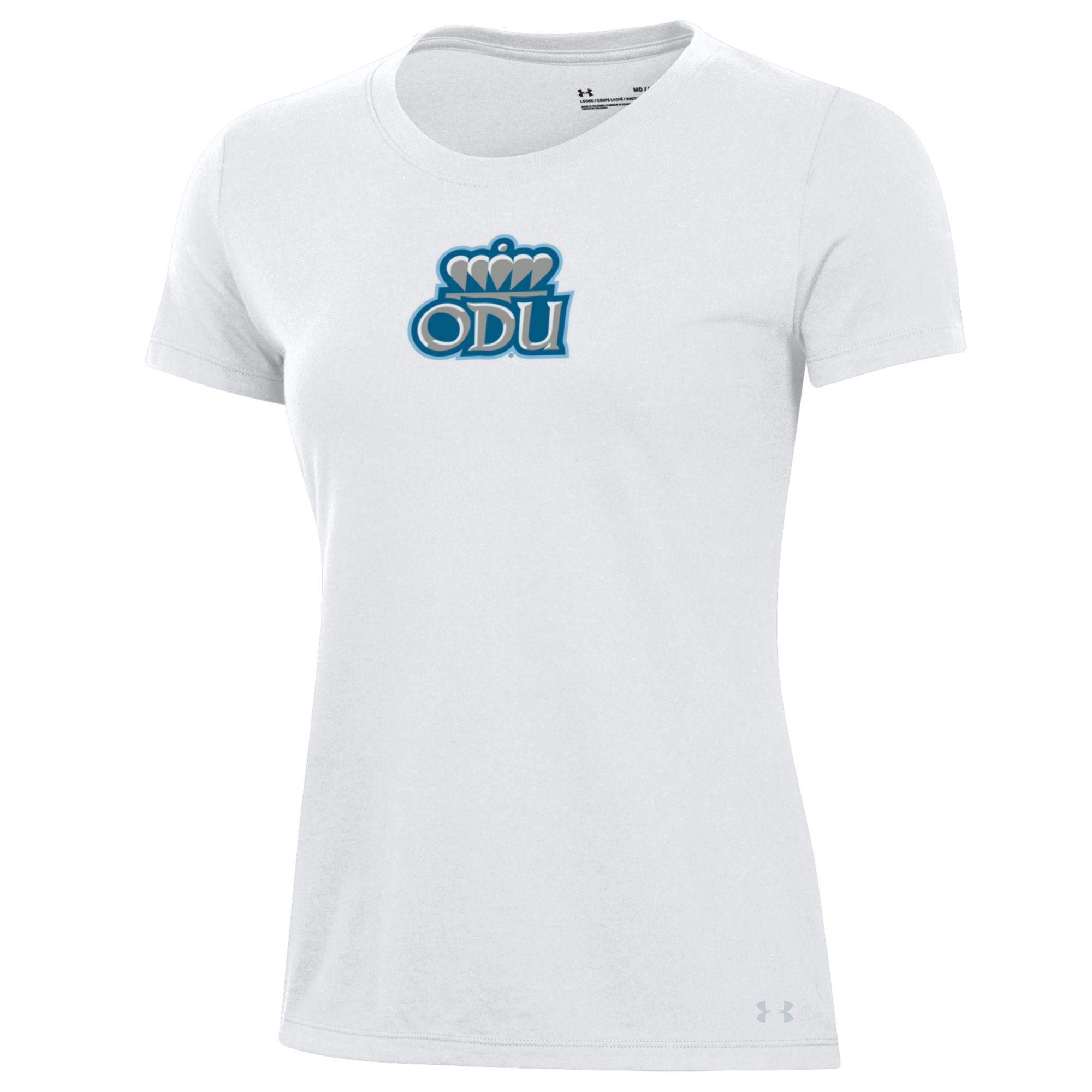 Under Armour Women's Old Dominion Monarchs Performance Cotton White T-Shirt