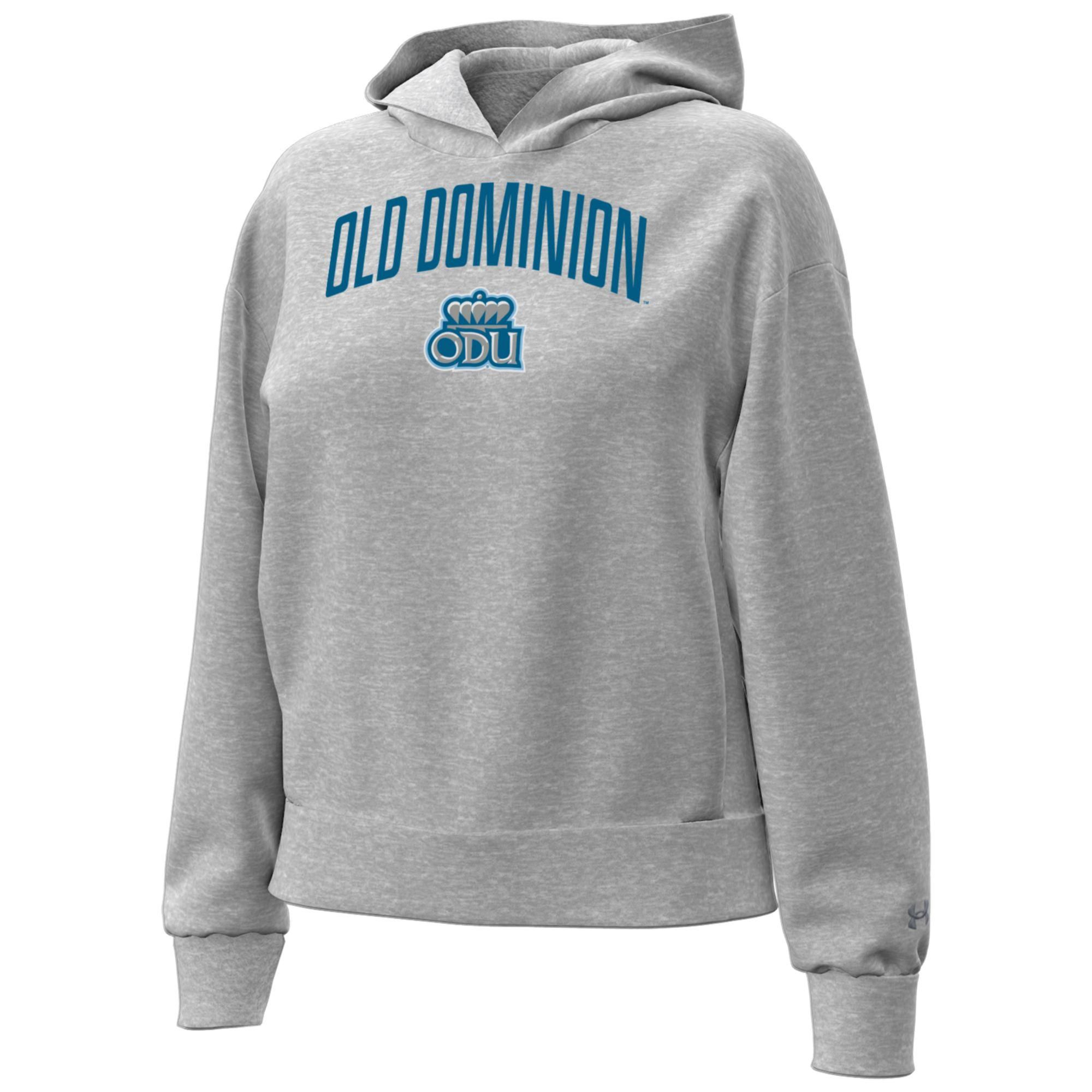 Under Armour Women's Old Dominion Monarchs Grey Essential Fleece Hoodie