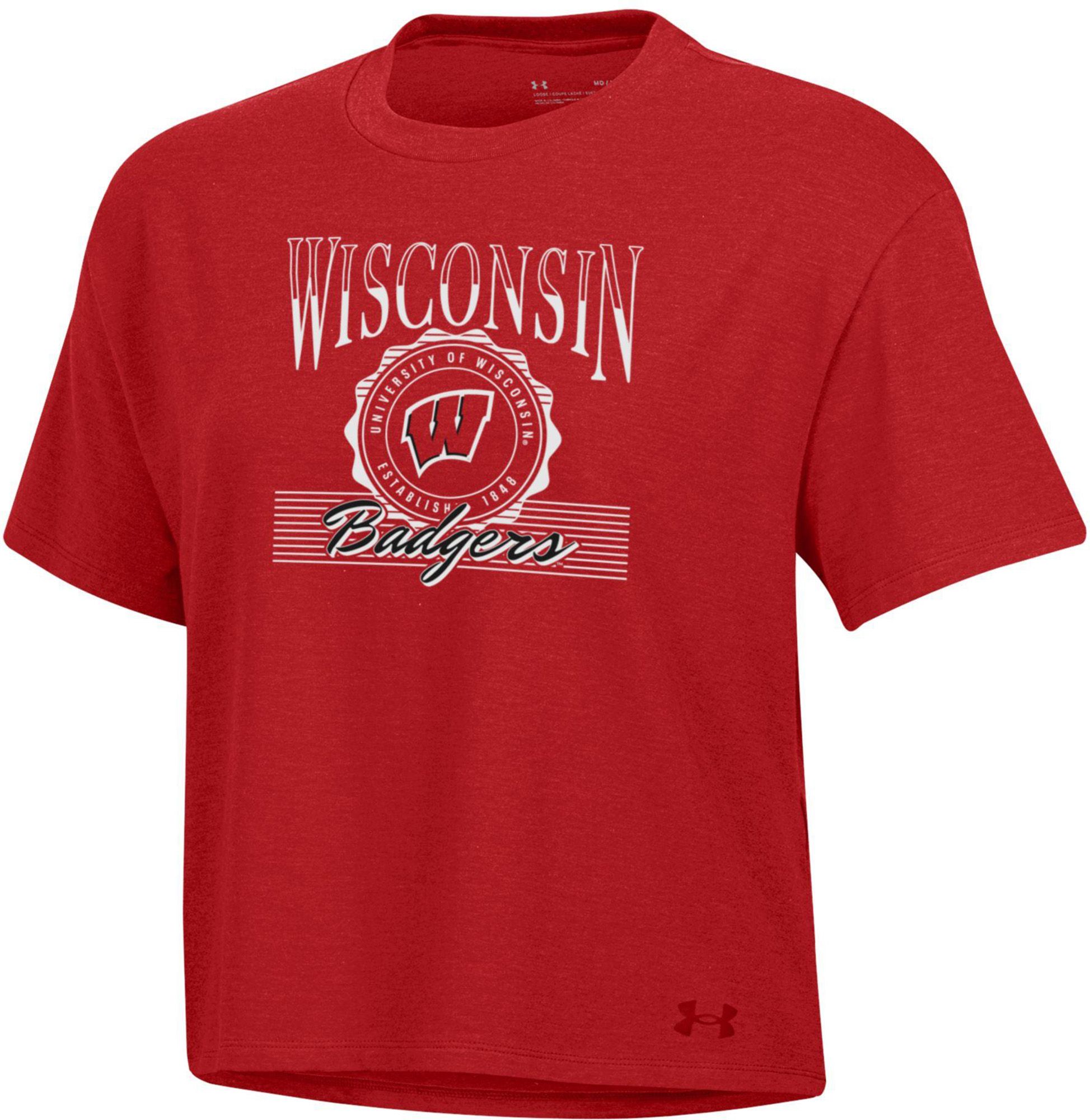 Under Armour Women's Wisconsin Badgers Red All Day T-Shirt