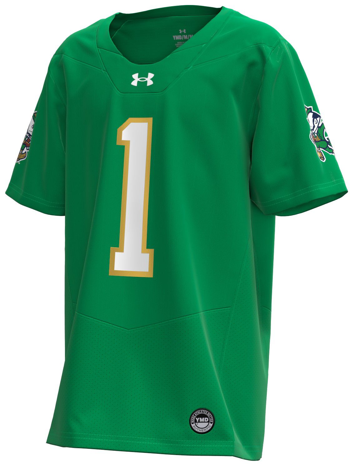 Under Armour Youth Notre Dame Fighting Irish Green Sideline Jersey