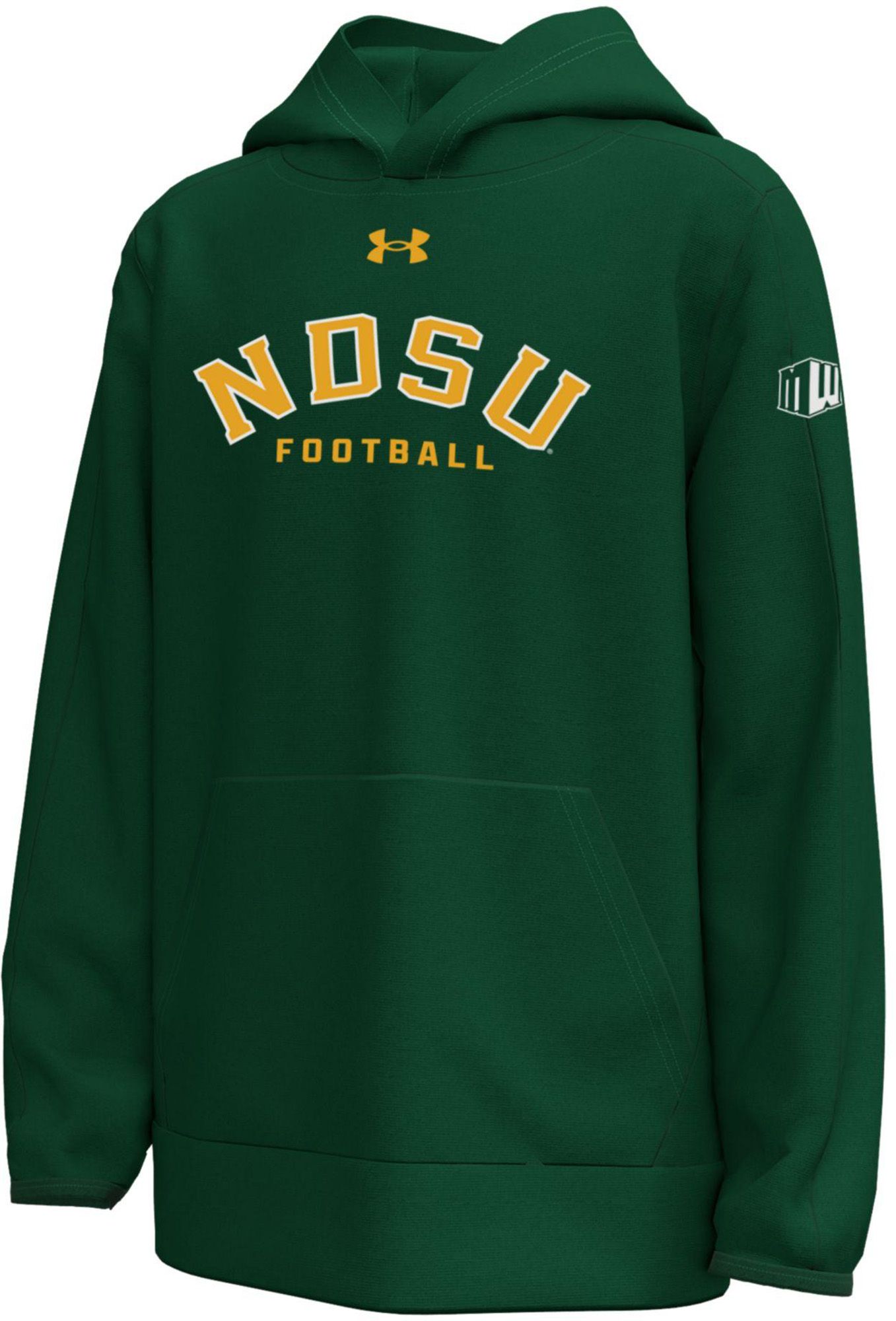Under Armour Youth North Dakota State Bison Green Hoodie