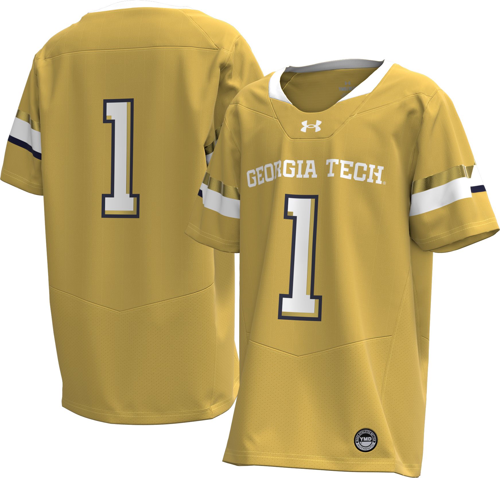 Under Armour Youth Georgia Tech Yellow Jackets Gold Sideline Jersey