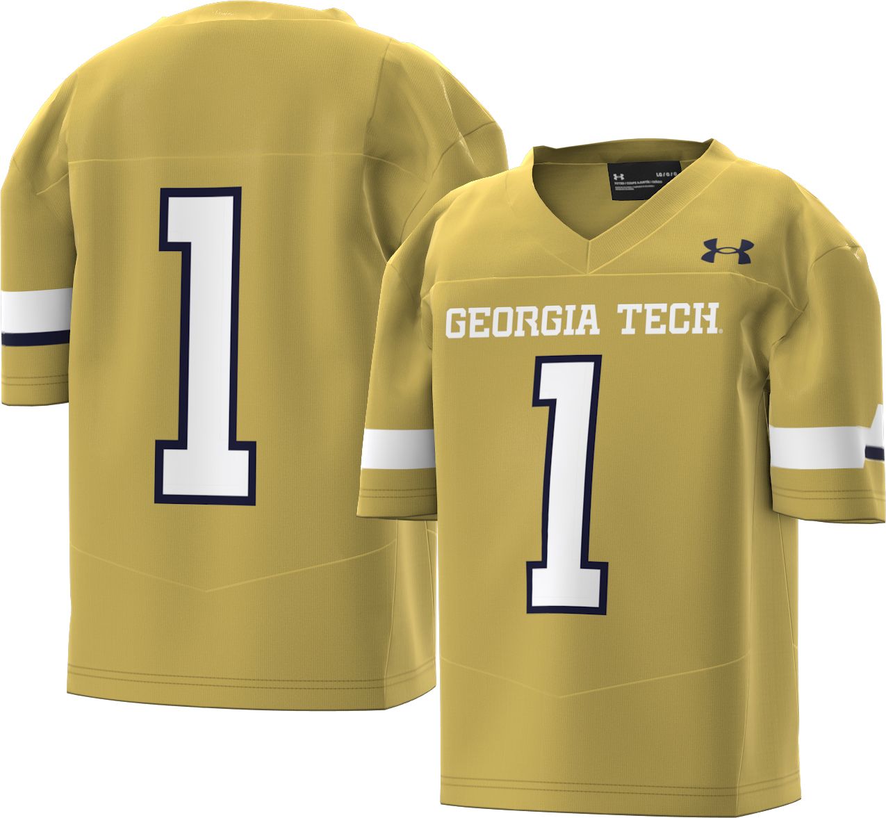 Under Armour Youth Georgia Tech Yellow Jackets Gold Sideline Jersey