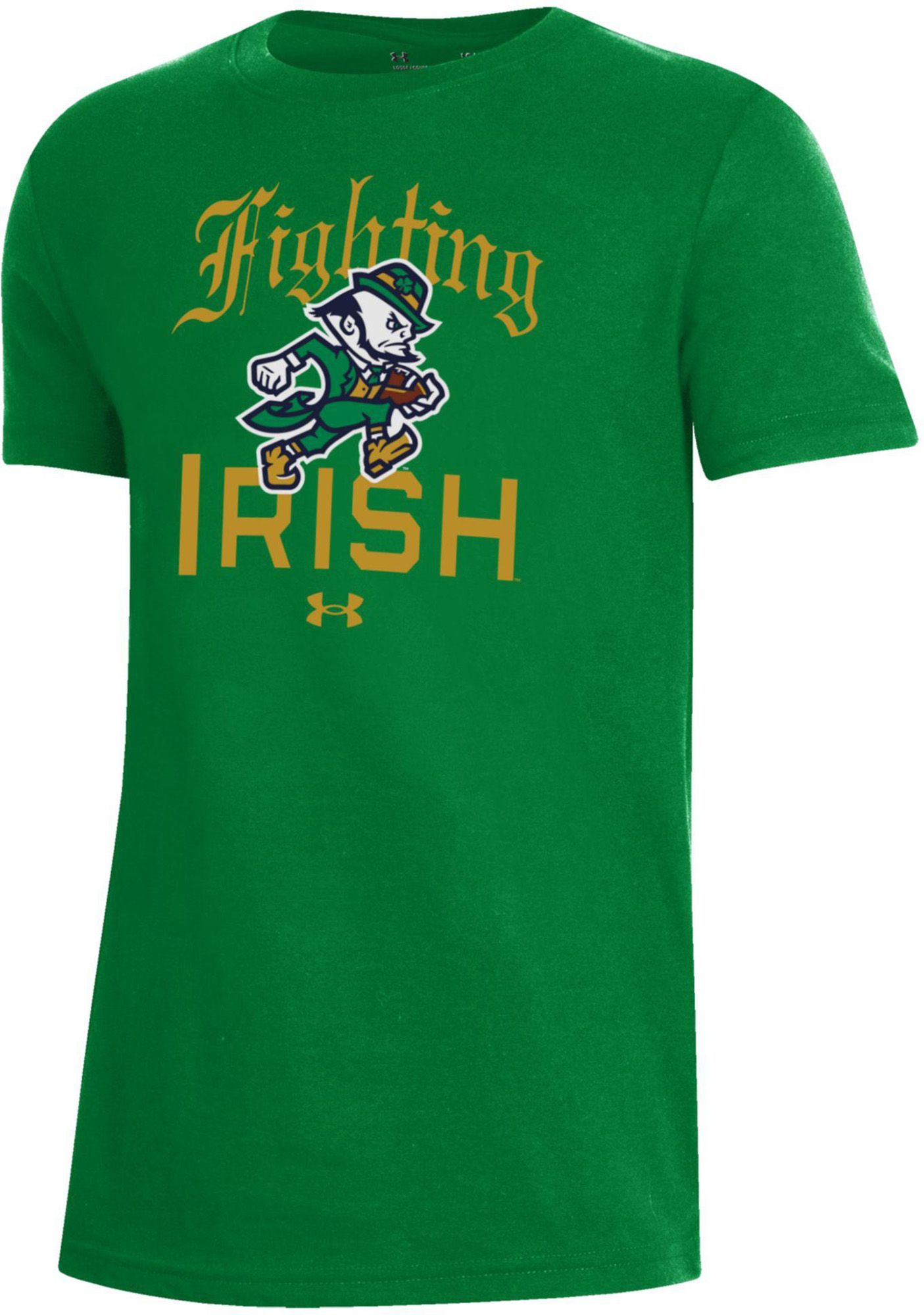 Under Armour Youth Notre Dame Fighting Irish Green 'Sporting Leprechaun' T-Shirt