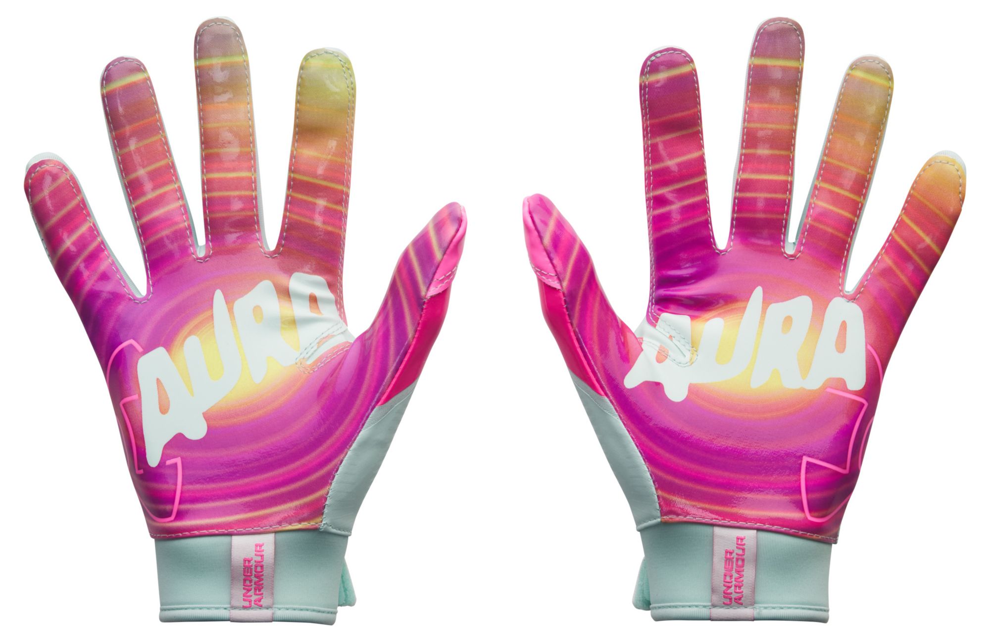 Under Armour Blur Limited Edition Aura Youth Receivers Gloves