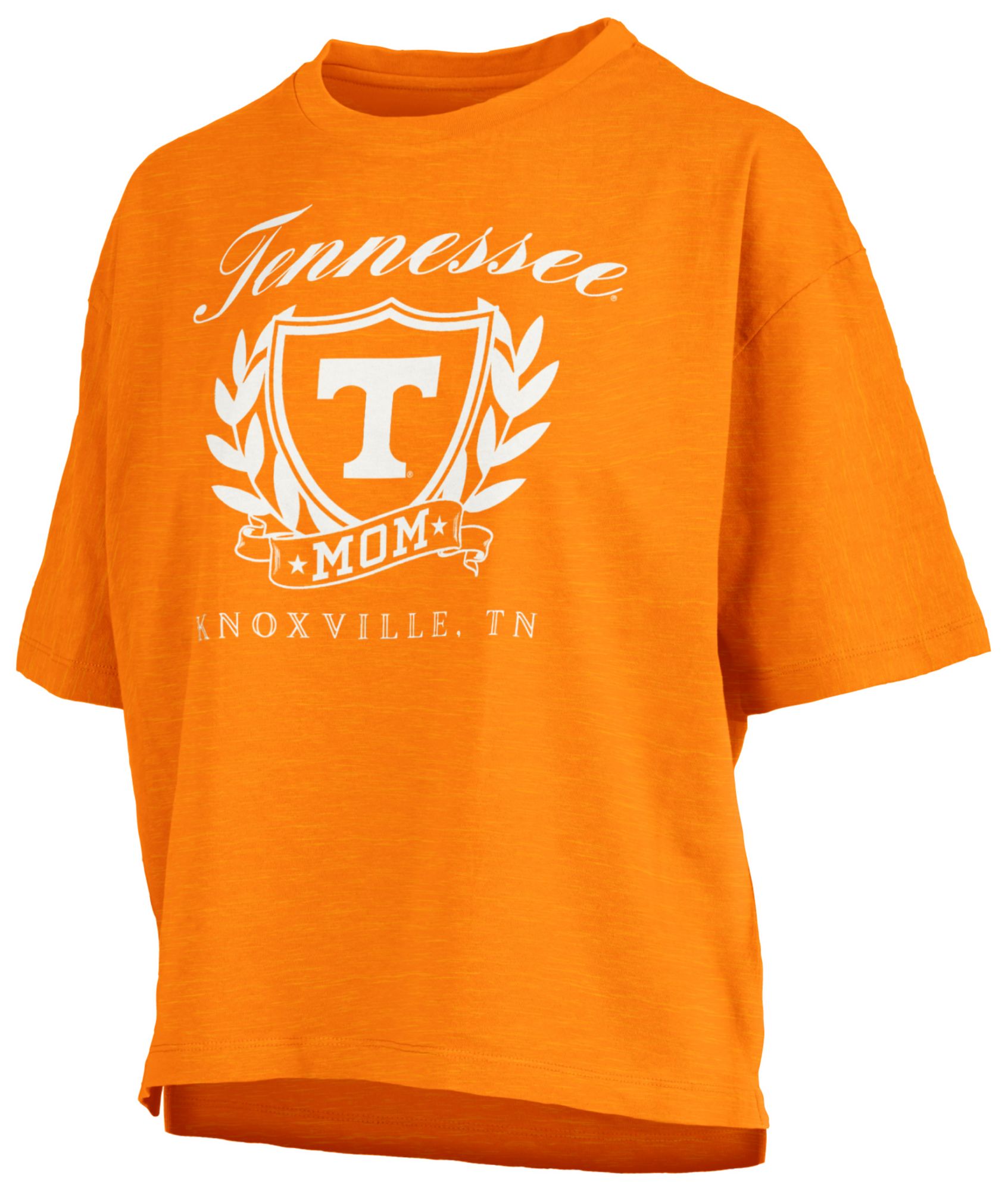 Pressbox Women's Tennessee Volunteers Light Orange Mom Motley Crew T-Shirt