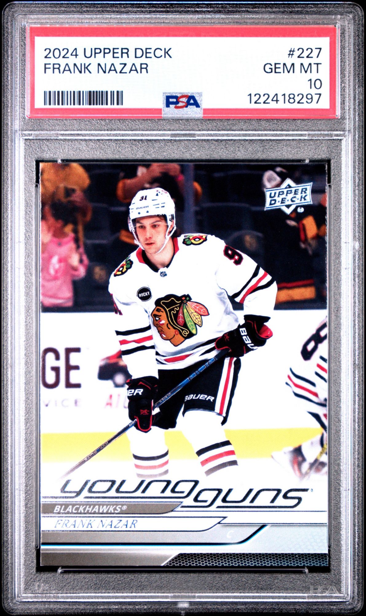 2024 Upper Deck 227 Frank Nazar PSA 10
