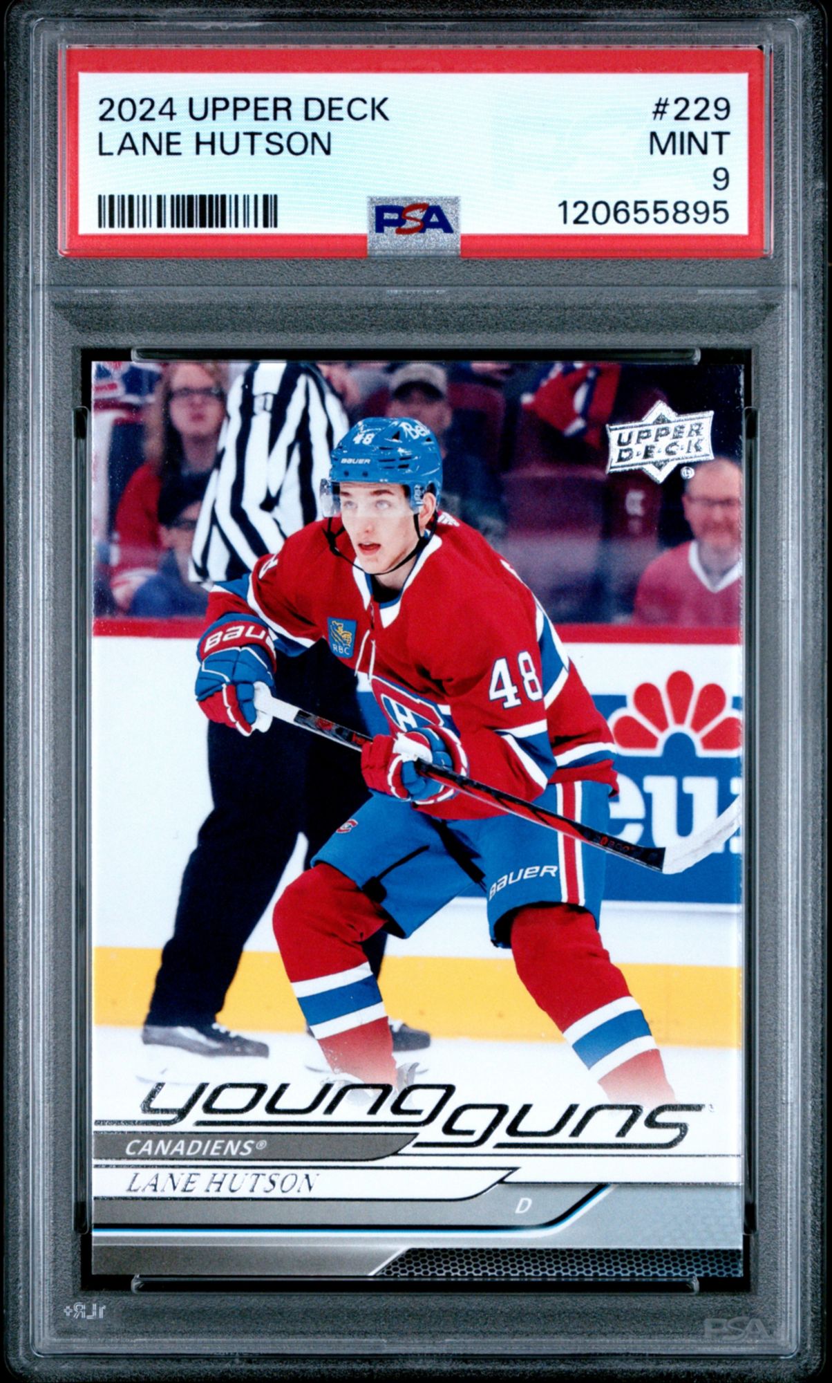 2024 Upper Deck 229 Lane Hutson PSA 9