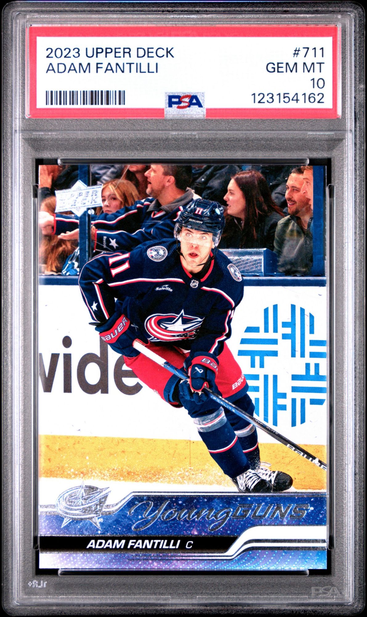 2023 Upper Deck 711 Adam Fantilli PSA 10