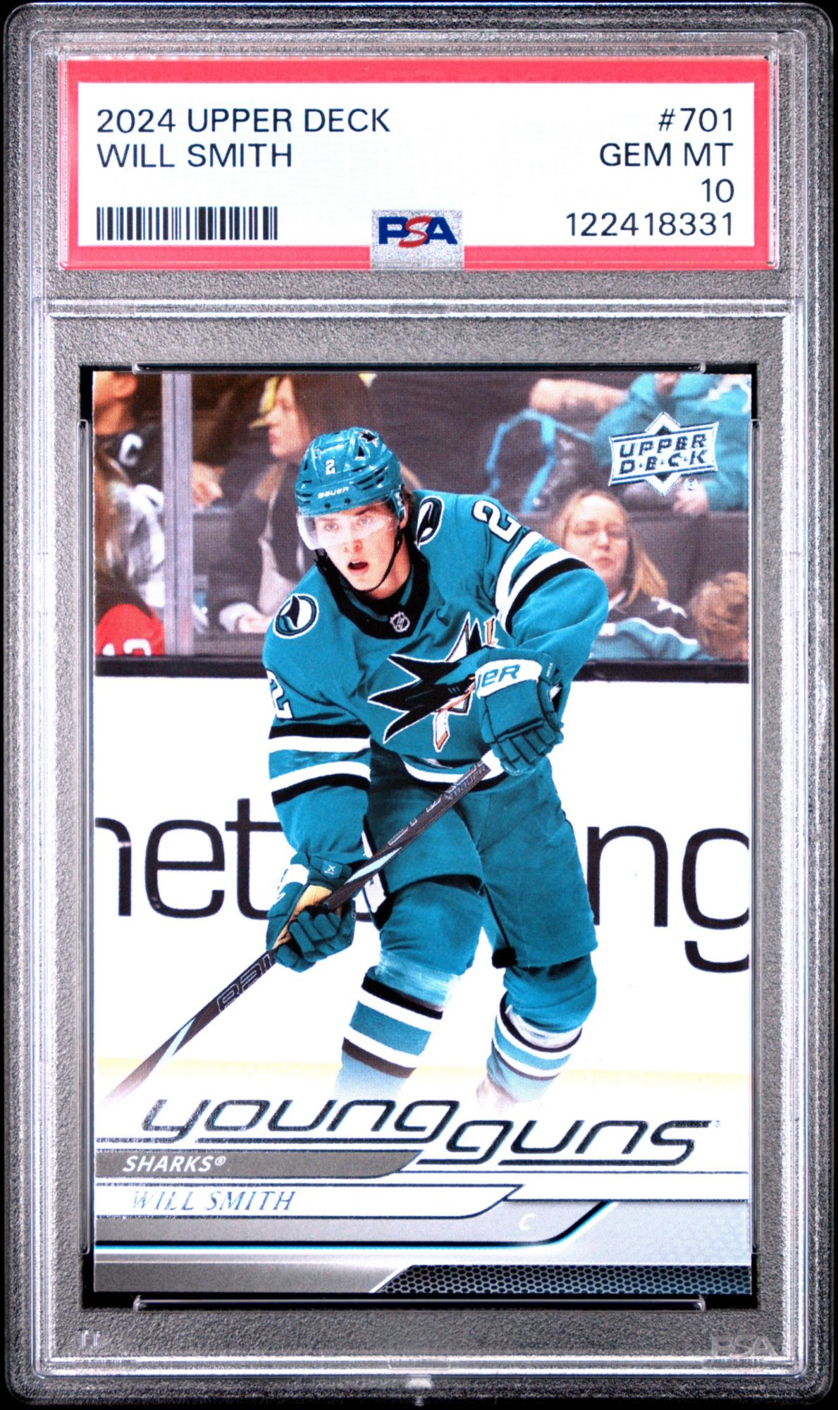 2024 Upper Deck 701 Will Smith PSA 10