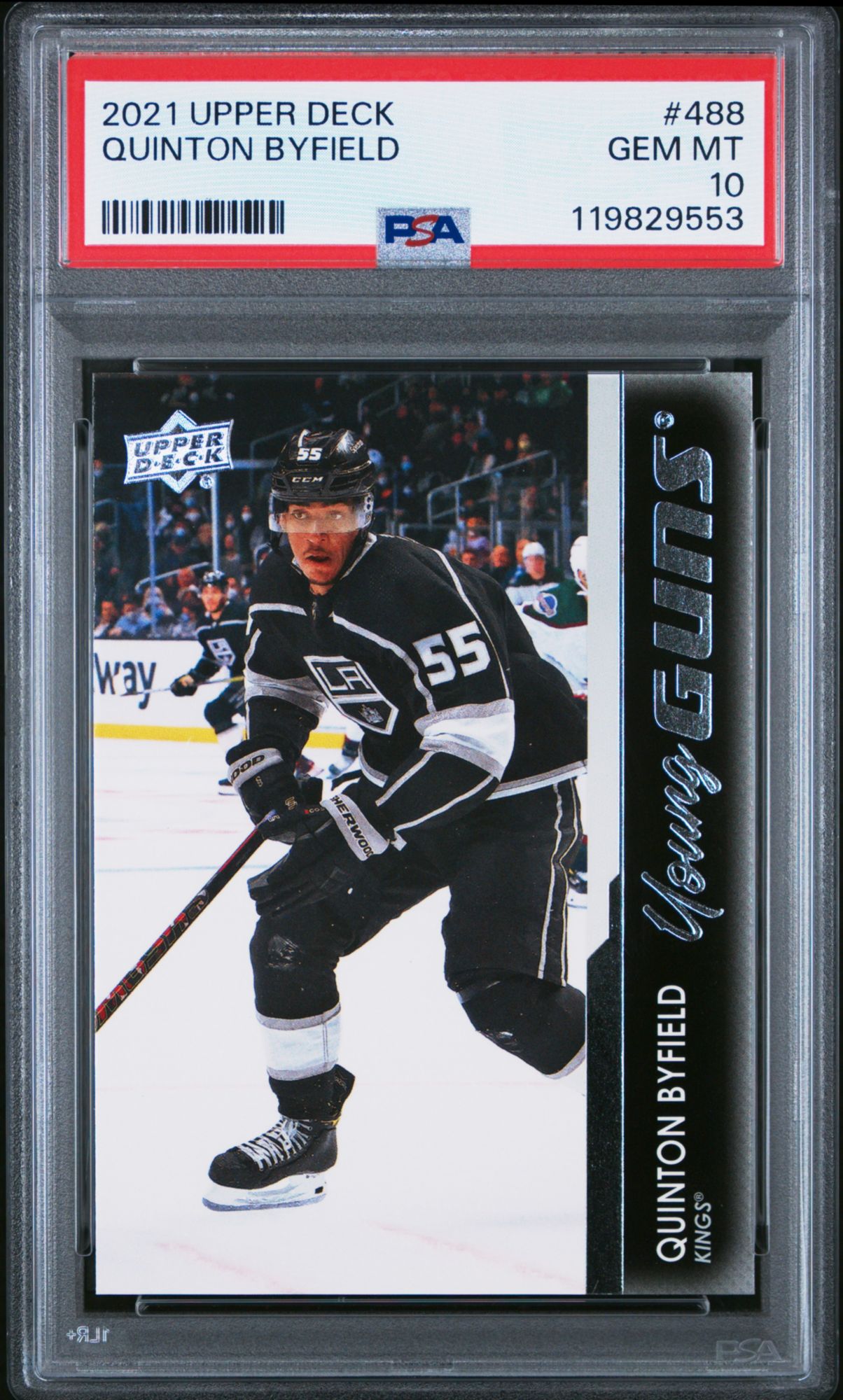 2021-2022 Upper Deck 488 Quinton Byfield PSA 10