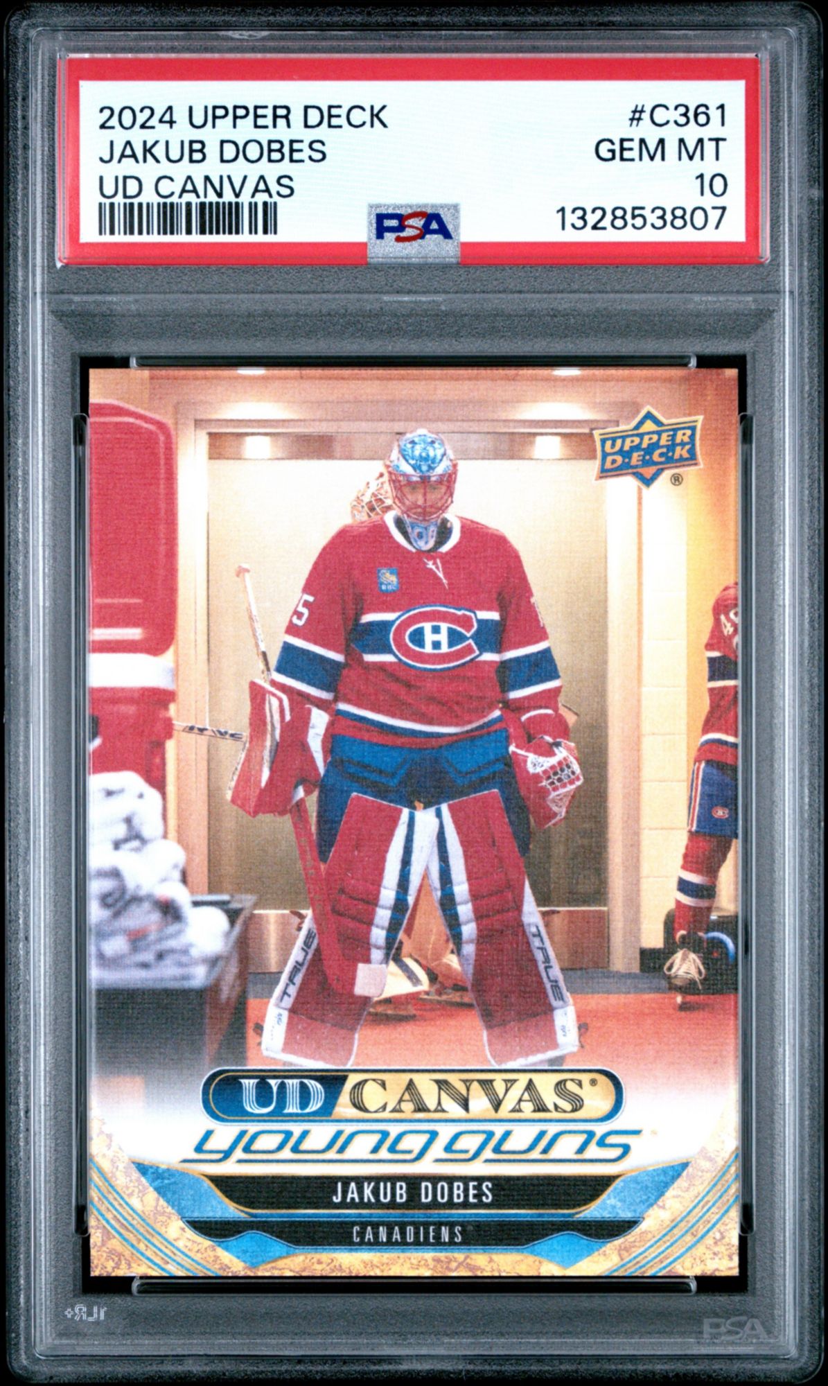 2024 Upper Deck UD Canvas C361 Jakub Dobes PSA 10