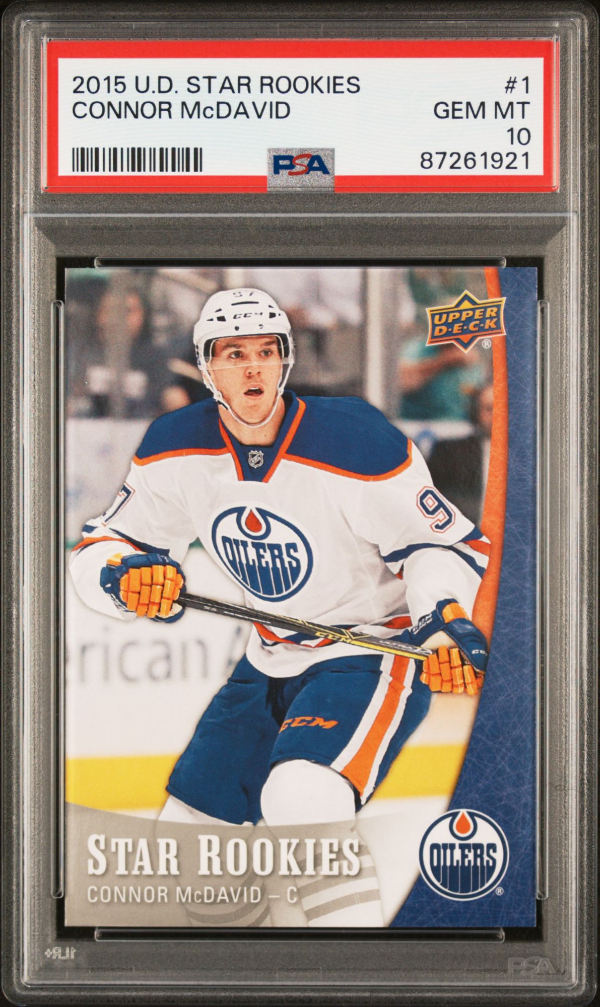 2015 Upper Deck Star Rookies 1 Connor Mcdavid PSA 10