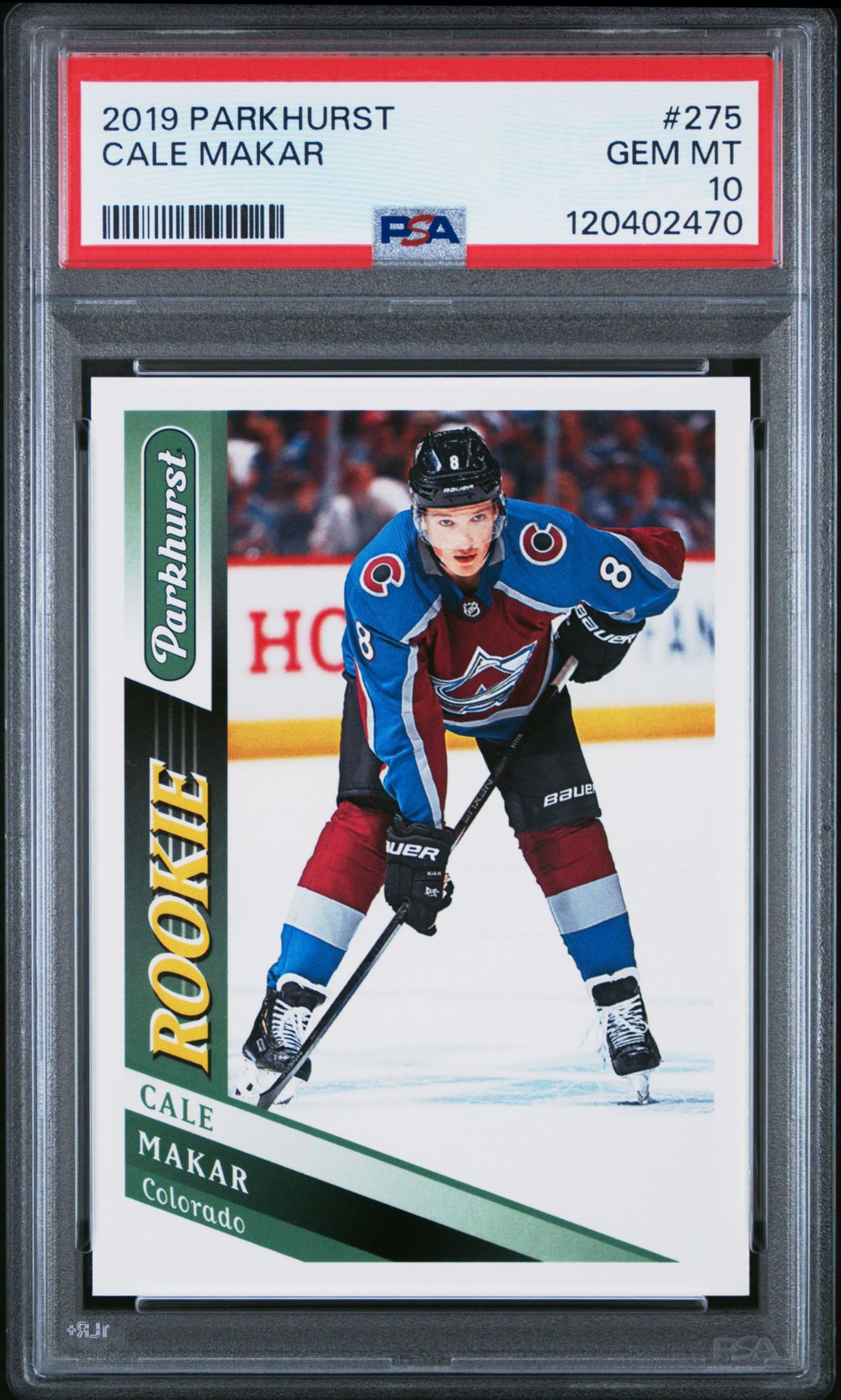 2019 Parkhurst 275 Cale Makar PSA 10