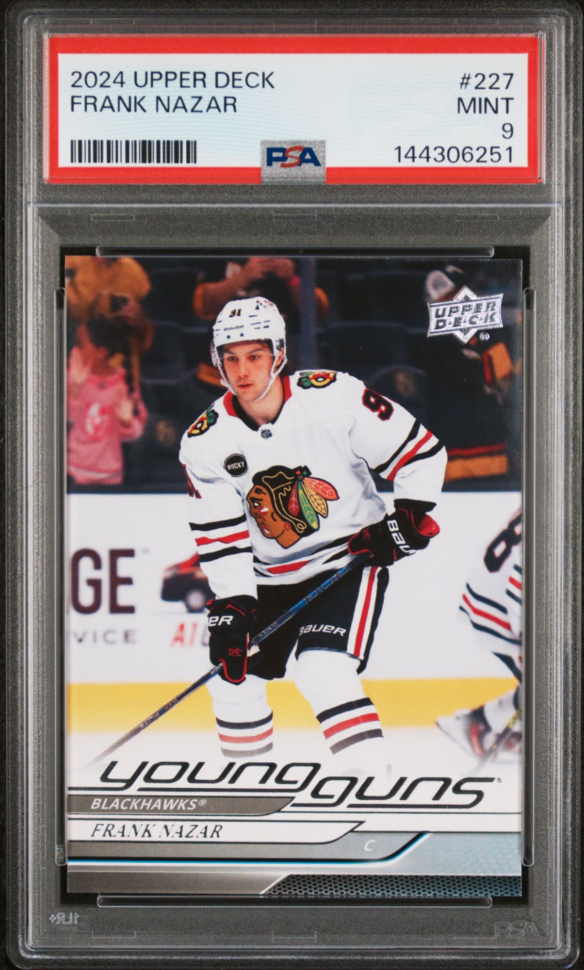 2024 Upper Deck 227 Frank Nazar PSA 9
