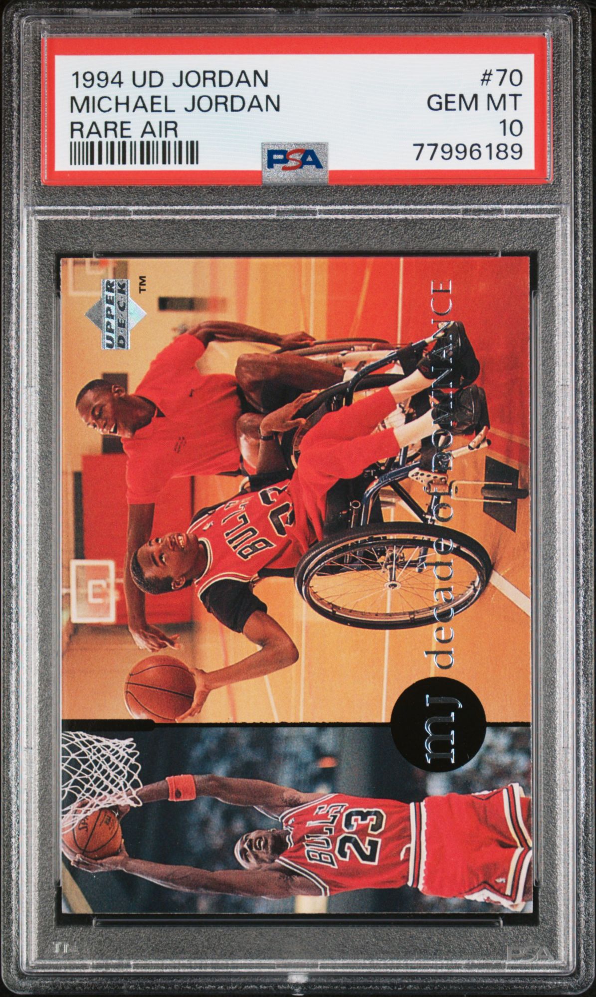 1994 Upper Deck Mj Rare Air 70 Michael Jordan PSA 10