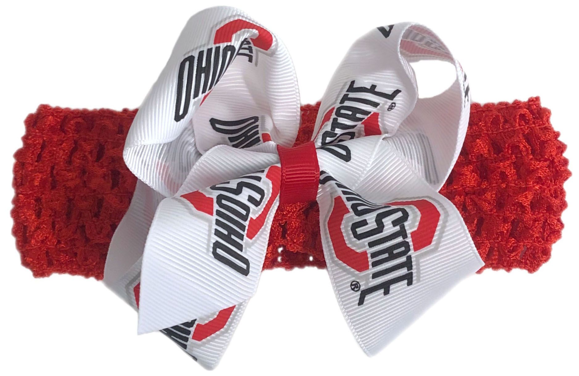 USA Bows Ohio State Buckeyes Crochet Headband