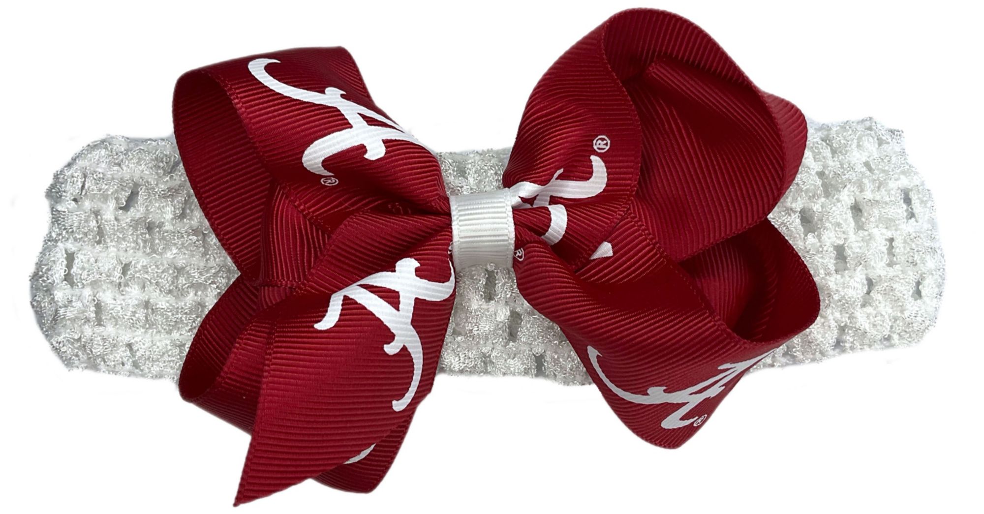 USA Bows Alabama Crimson Tide Crochet Headband